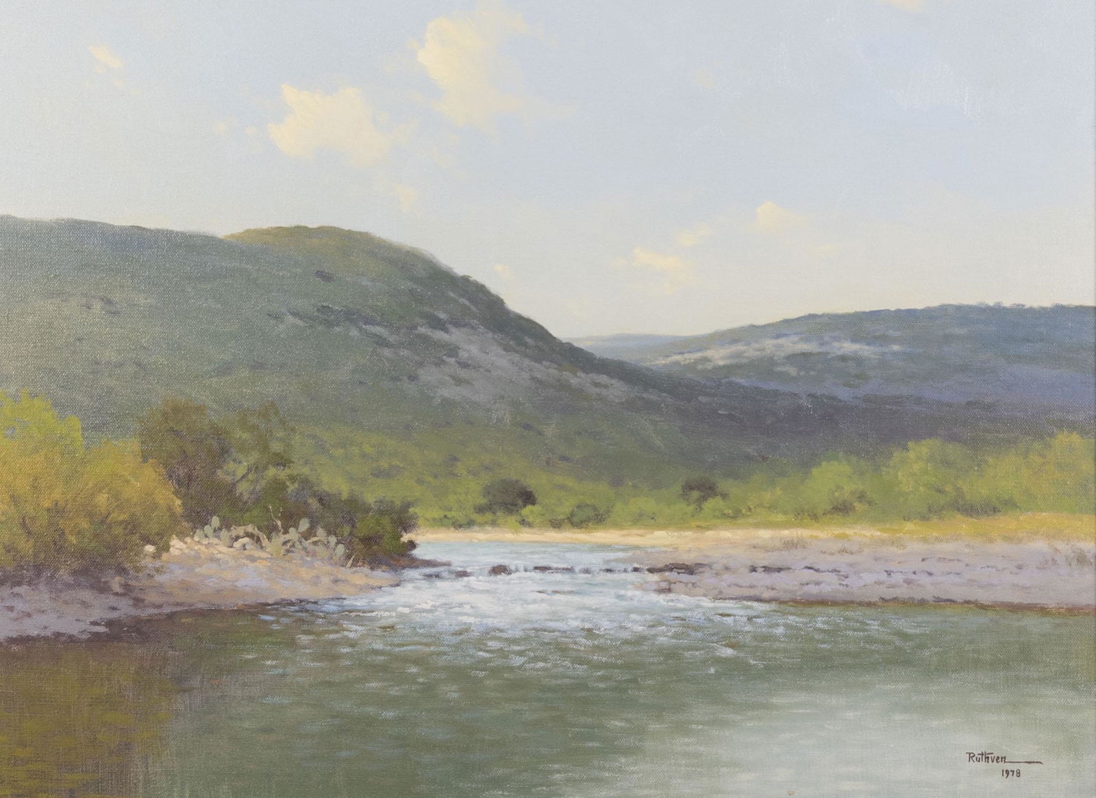 Jerry Ruthven, Texas (b. 1942), Mountain Lake (1 of 2)