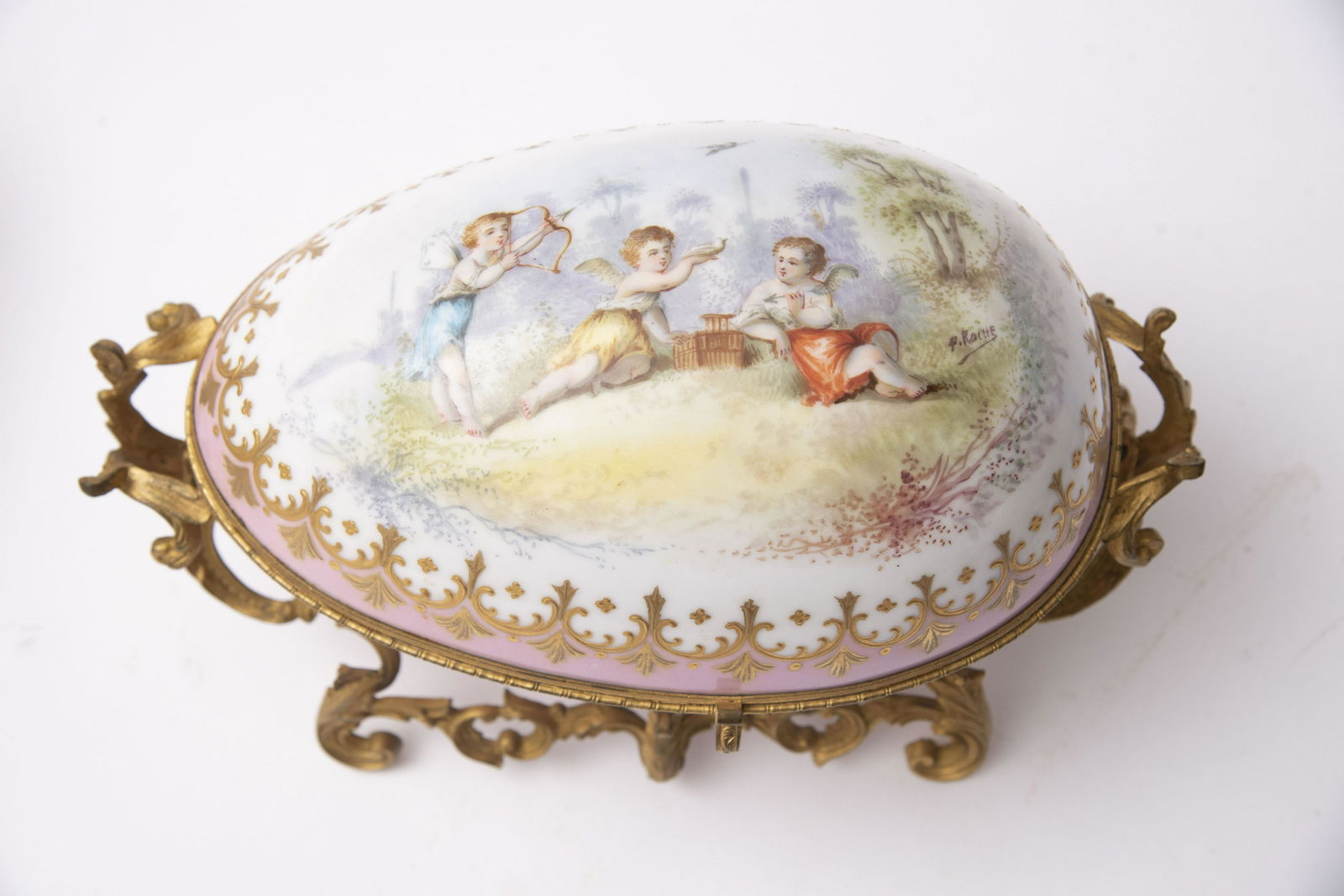 Magnificent and Large Bronze Mounted Porcelain Egg 11 (1 of 2)