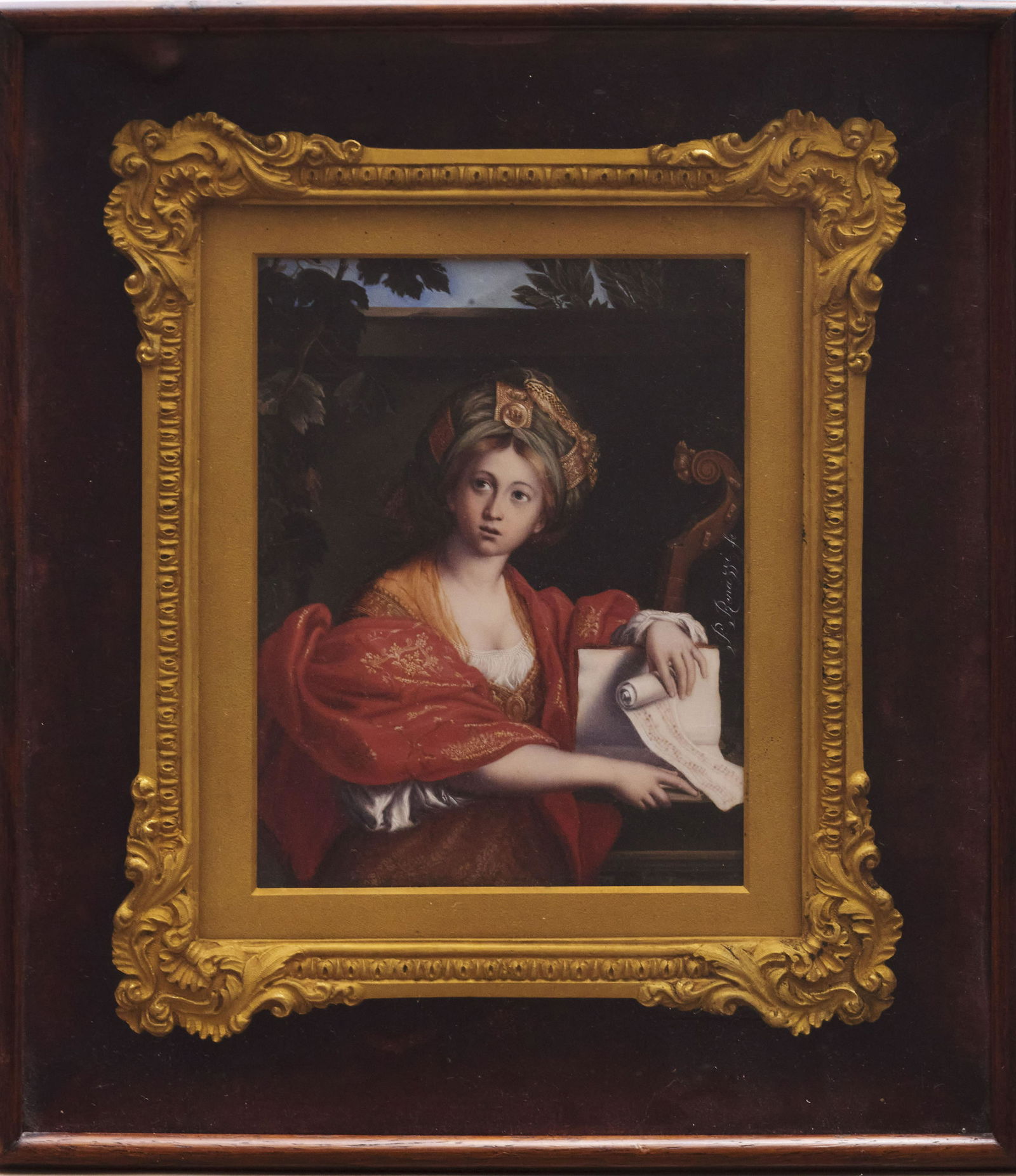 Portrait Miniature, P. Renazzi, Italian, 19th century (1 of 1)