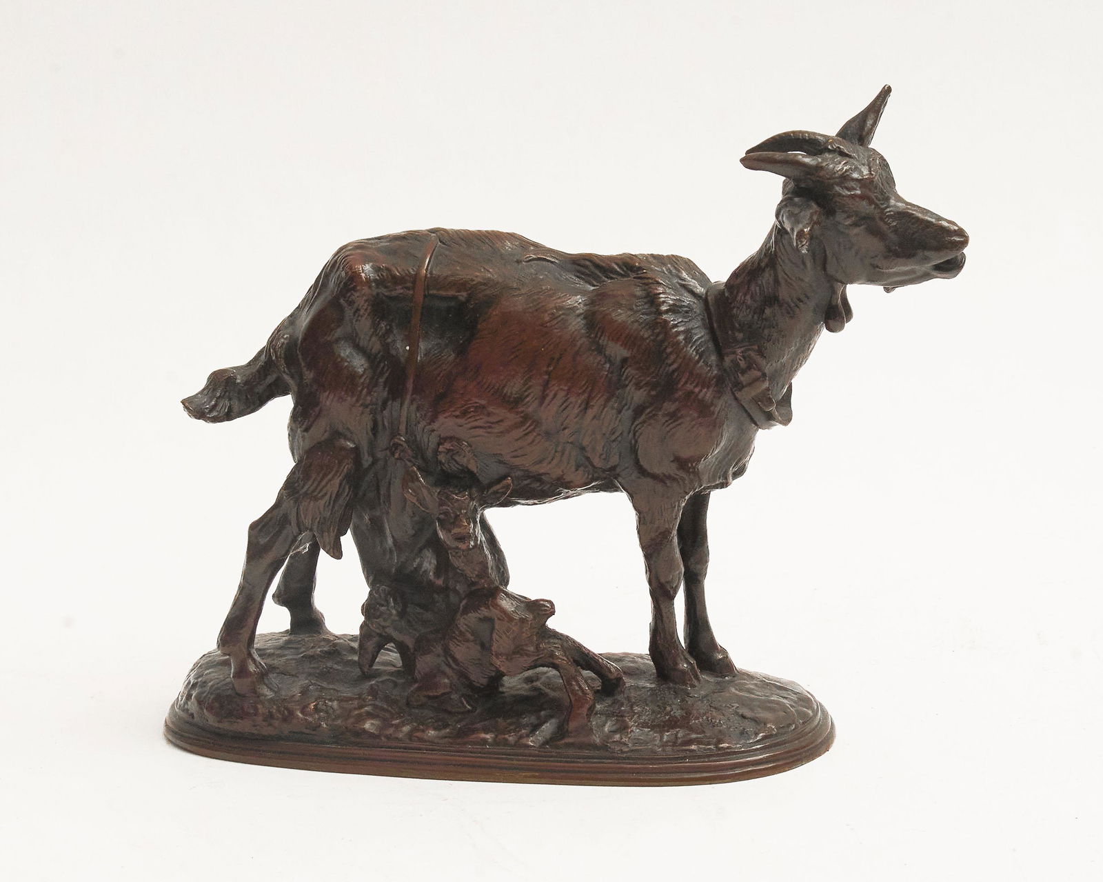 Emmanuel Fremiet, French (1824-1910), Goat with Kids, (1 of 1)