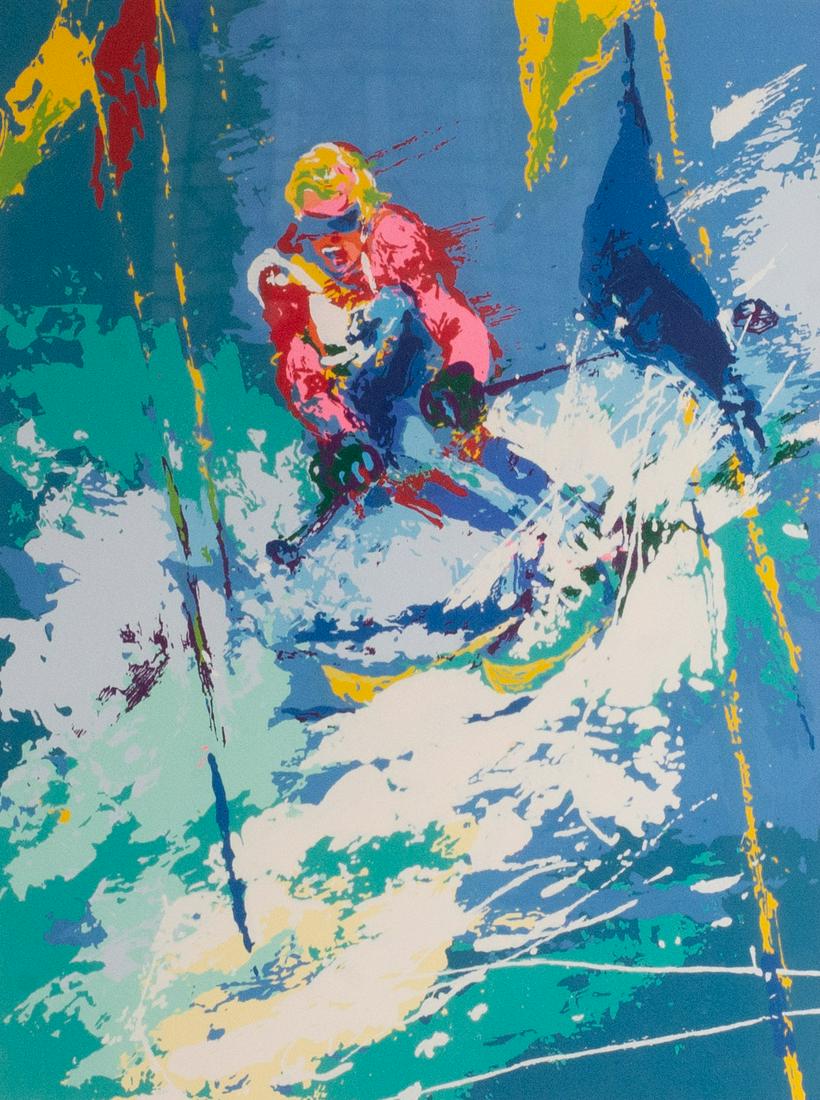 LeRoy Neiman, American, Innsbruck, serigraph, 12 x 16 (1 of 2)