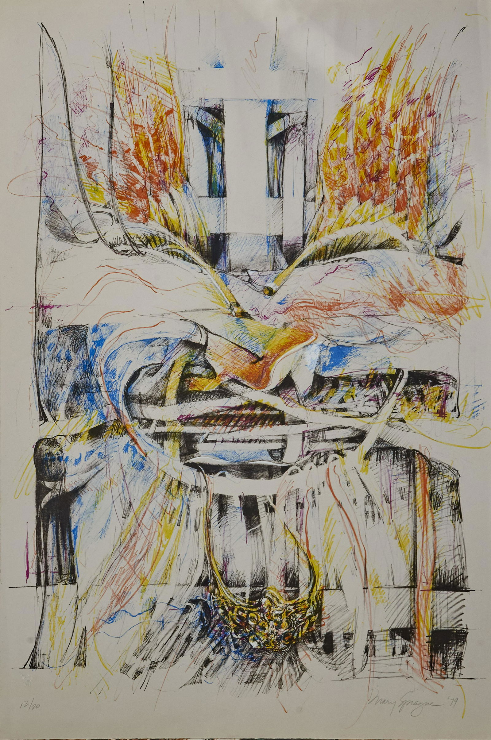 Mary Sprague, Missouri (b. 1934), Abstract, 1979, (1 of 1)