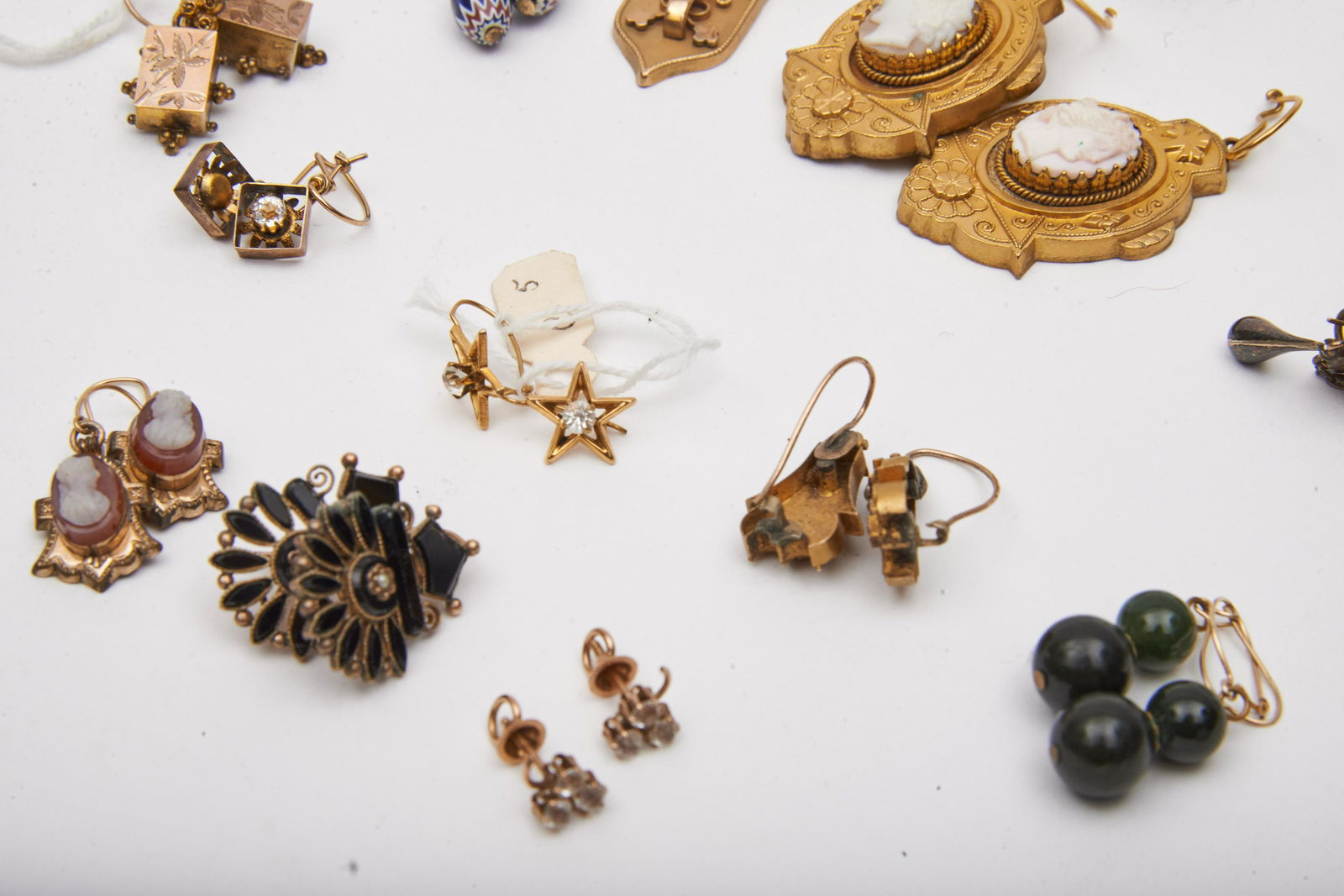Large Collection of Victorian Earrings (1 of 2)