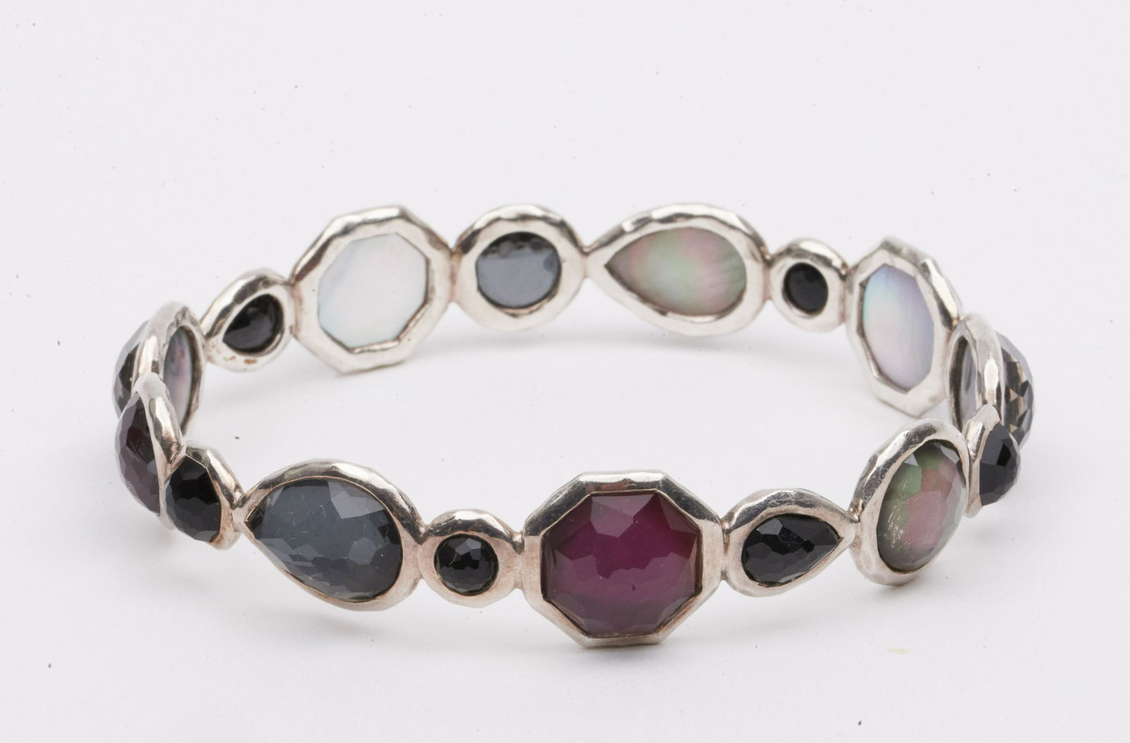 Ippolita Sterling Silver Rock Candy Bangle (1 of 1)