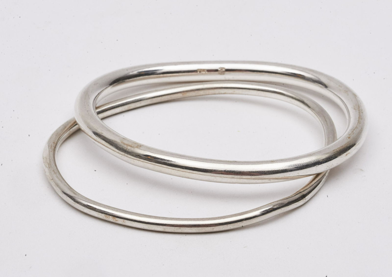 Two Sterling Silver Bangle Bracelets (1 of 1)