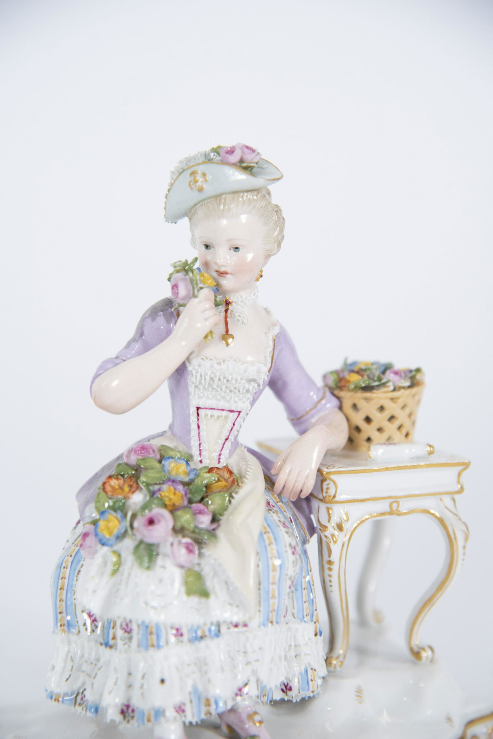Meissen, Early 19th Century Figure, E5 The Senses - (1 of 3)