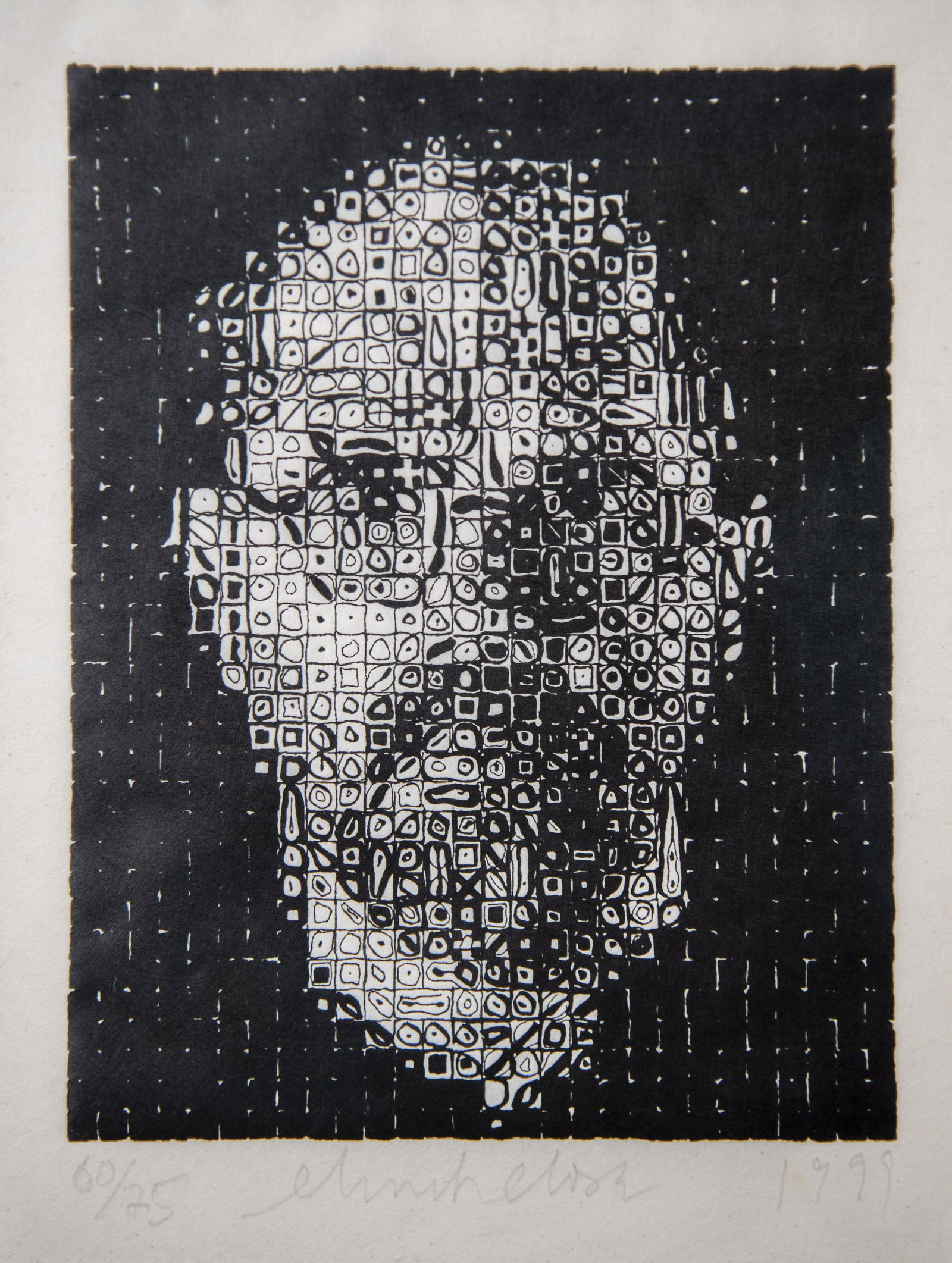 Chuck Close, American , Small Self Portrait, 1999, (1 of 4)