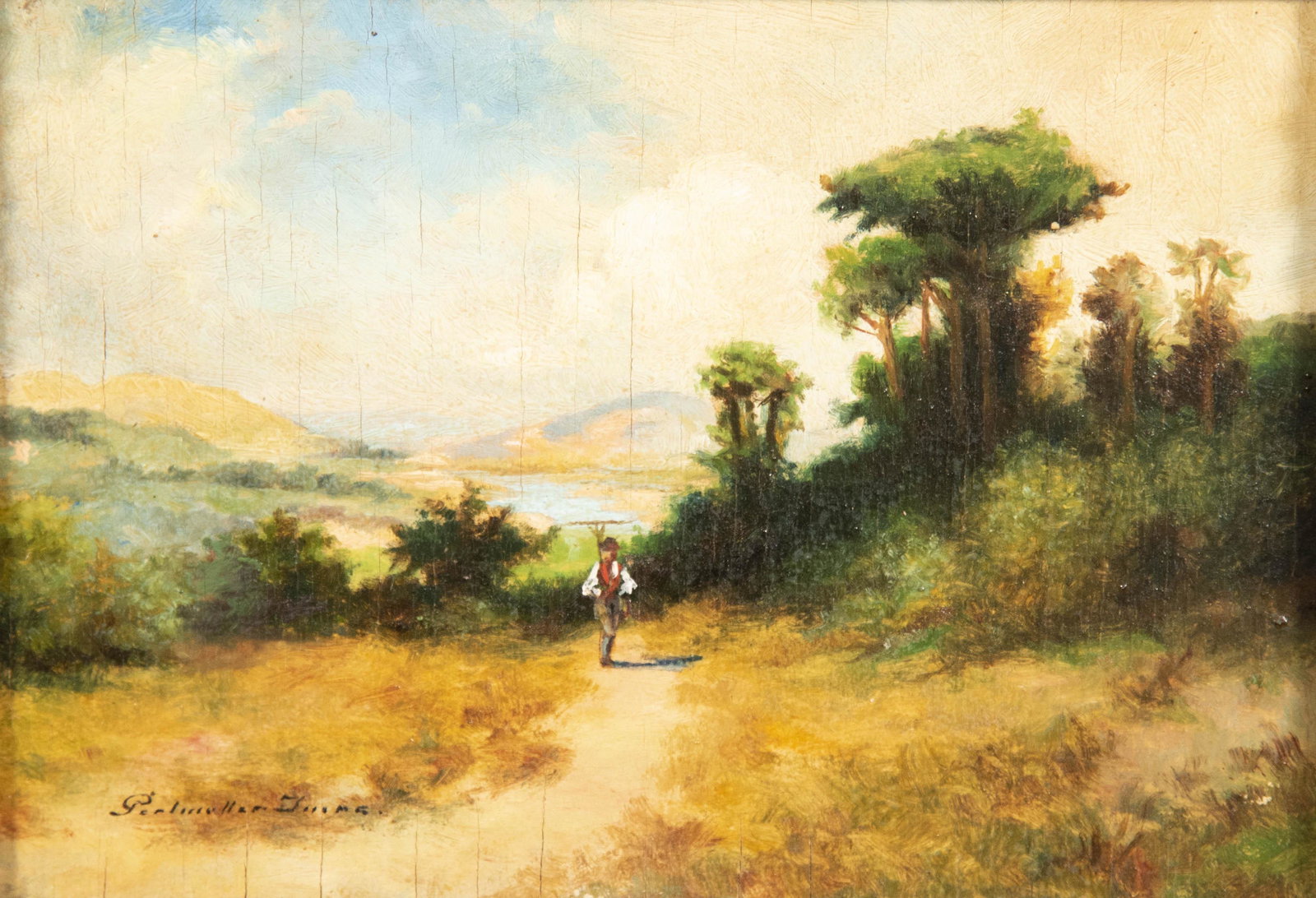 Imre Perlmutter, Hungary (1892-1935), Landscape with (1 of 4)