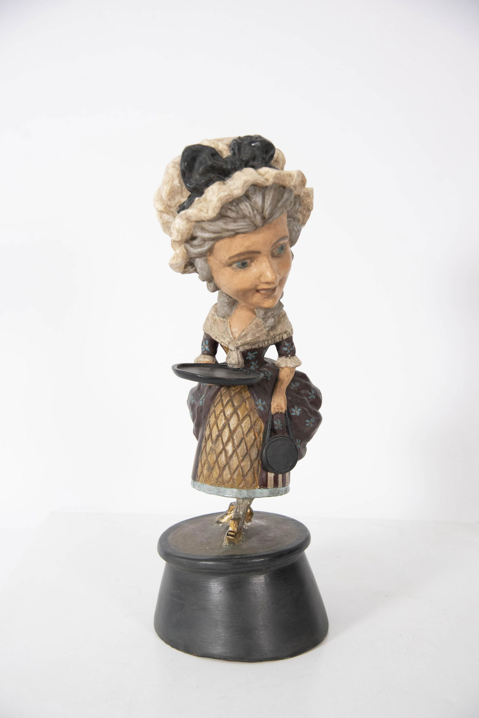 French, 19th Century Figural Card Holder Height: 22 (1 of 2)