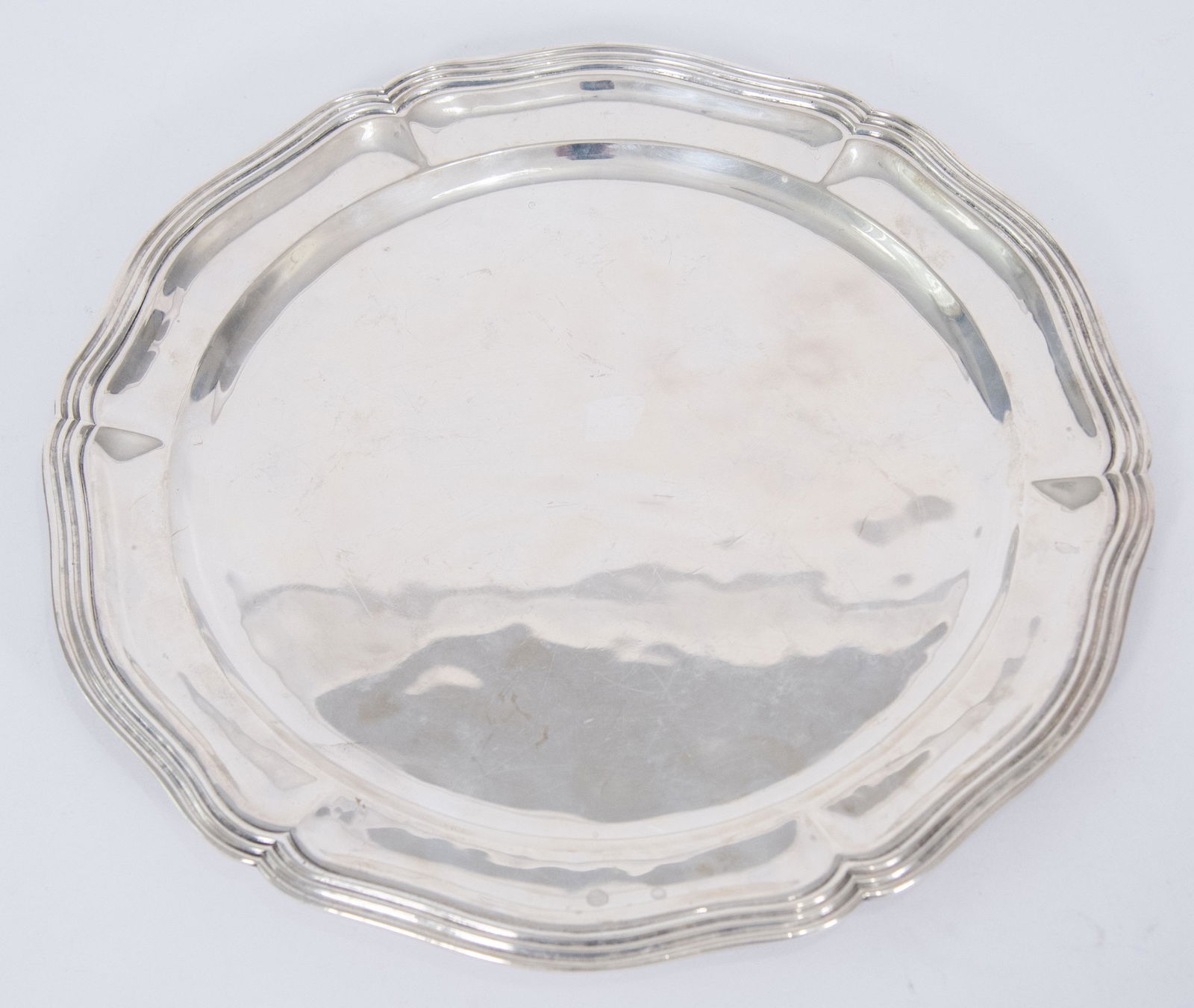 A Continental 19th Century Sterling Silver Tray (1 of 4)