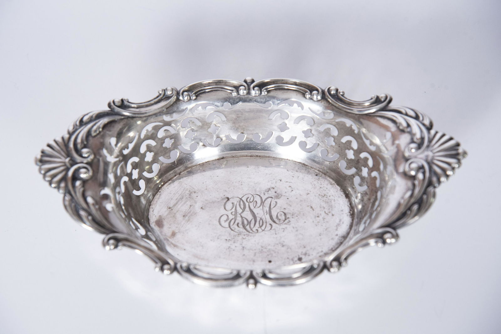 Gorham Sterling Silver Candy Dish Length 8 1/2 inches, (1 of 3)