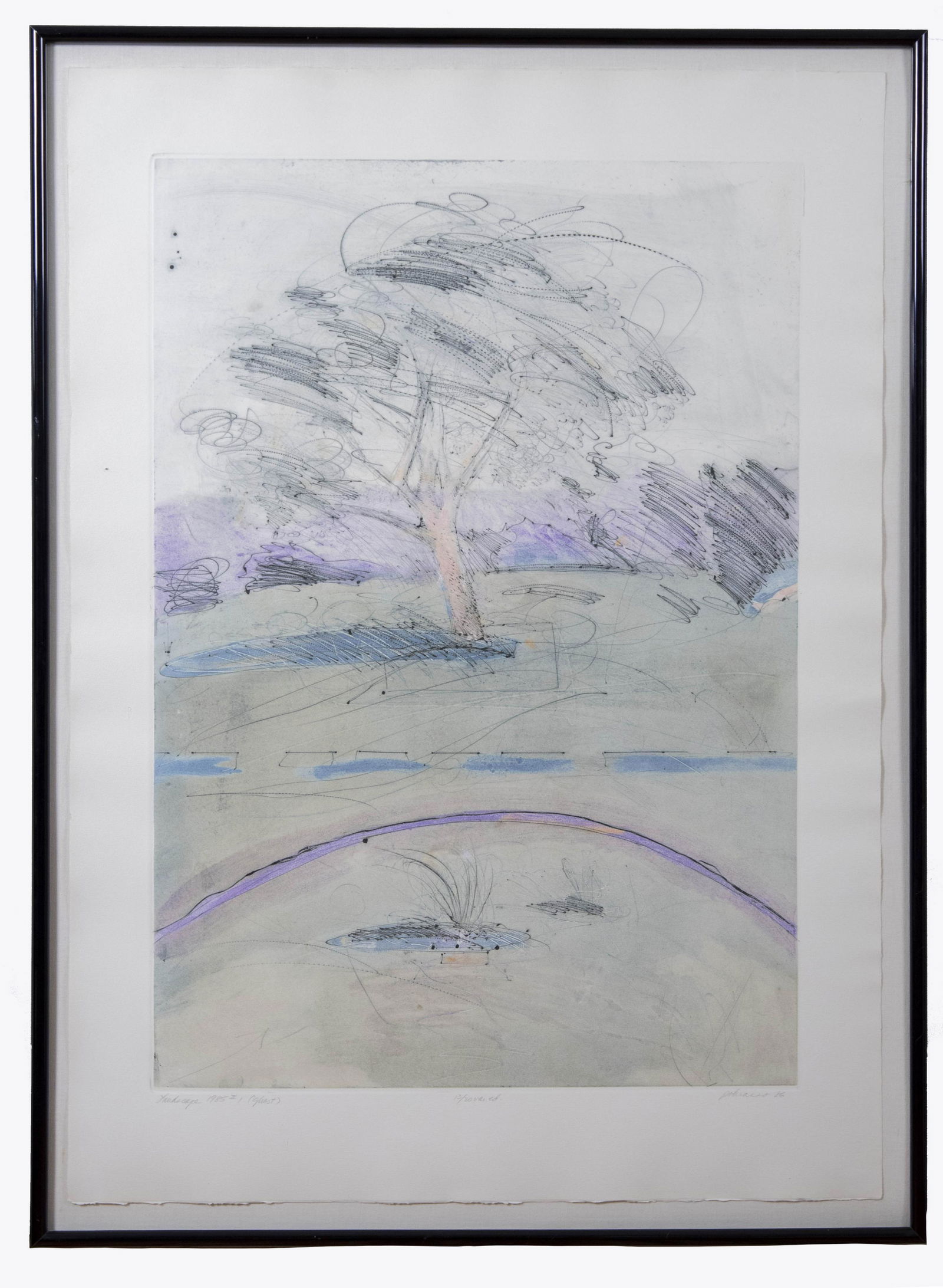 Ron Pokrasso, Santa Fe (b. 1951), Landscape, 1985, (1 of 11)