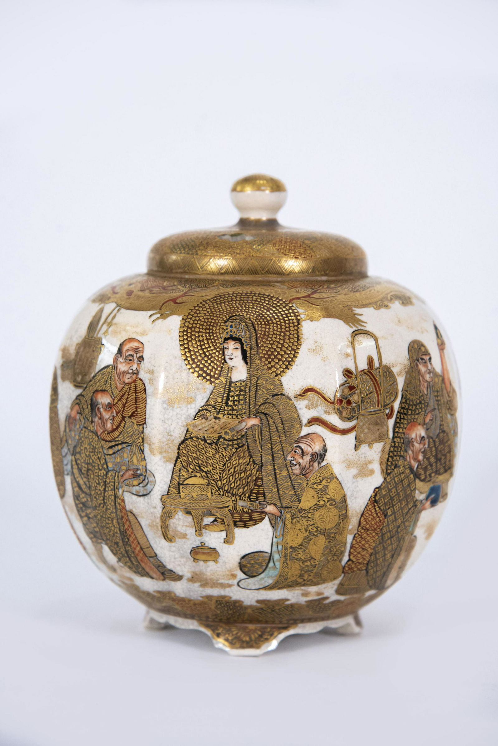 A Fine Japanese Satsuma Censor (1 of 3)