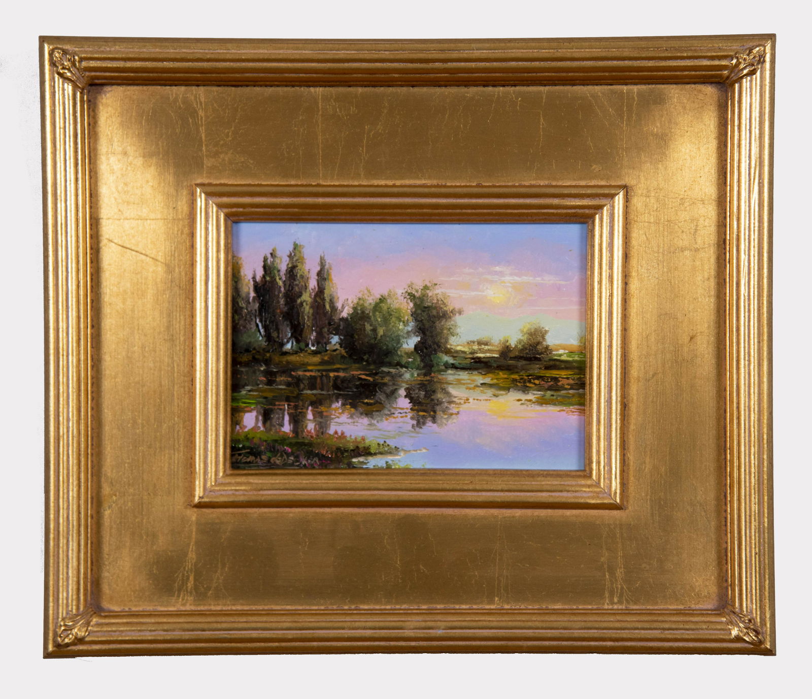 Thomas Dedecker, American , Sunrise Light, oil on (1 of 4)