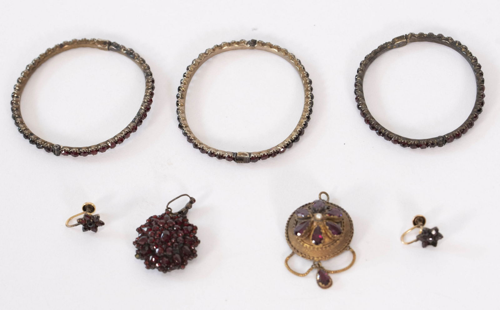 Collection of Victorian Garnet Jewelry (1 of 4)