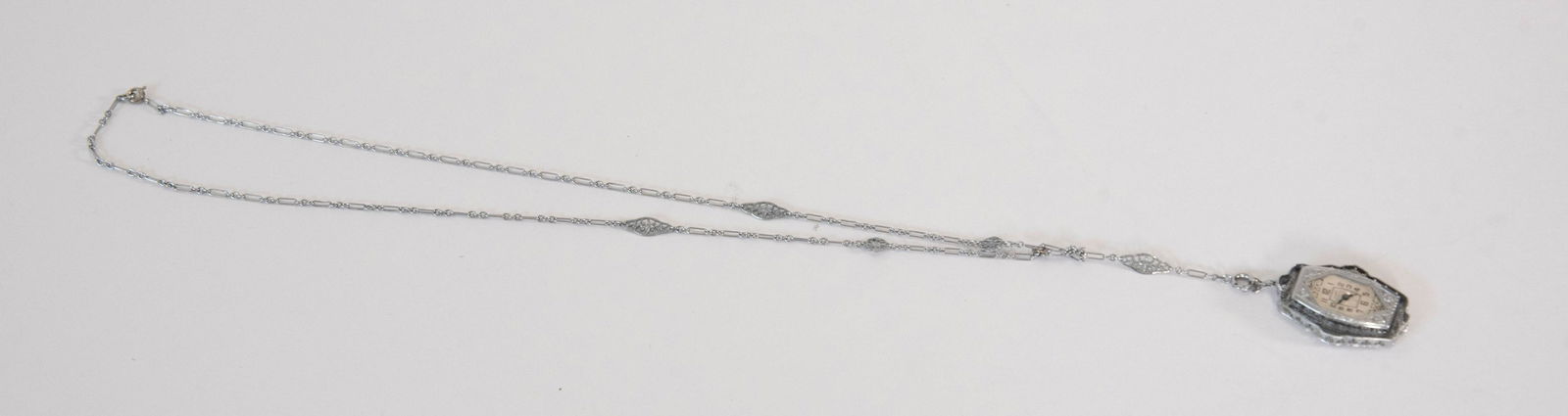 Ladies Vintage Watch with Chain (1 of 3)