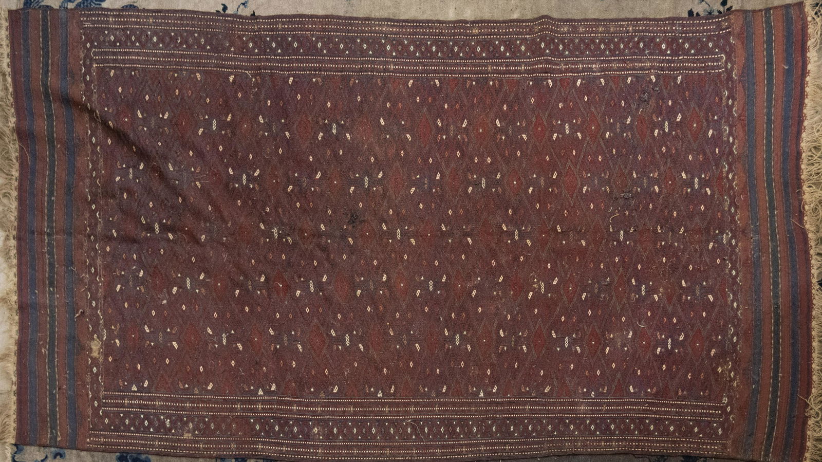 Handwoven Pakistani Flatweave Rug 5' 7" x 10' (1 of 2)
