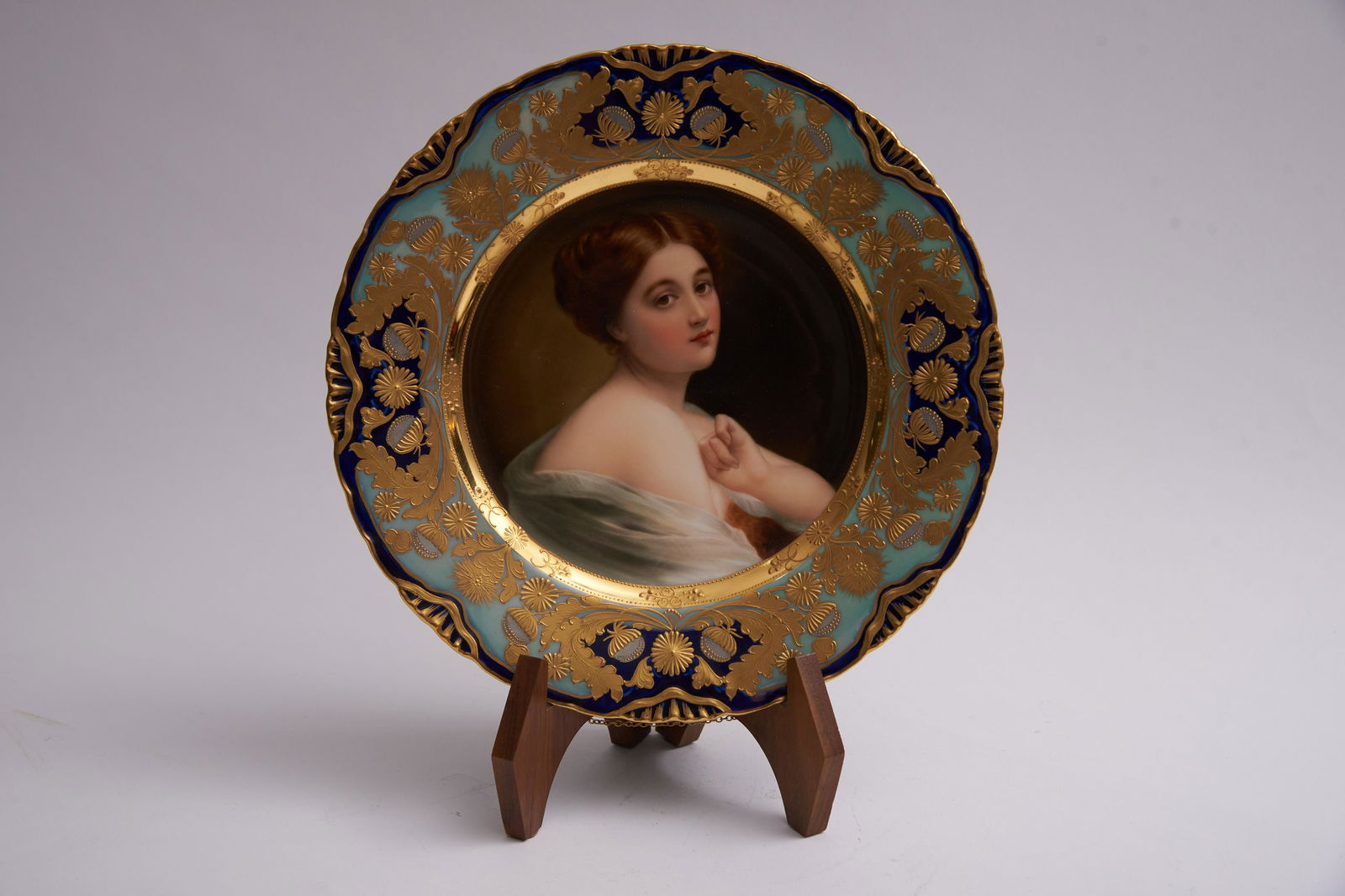 A Fine 19th Century Royal Vienna Portrait Cabinet Plate (1 of 2)