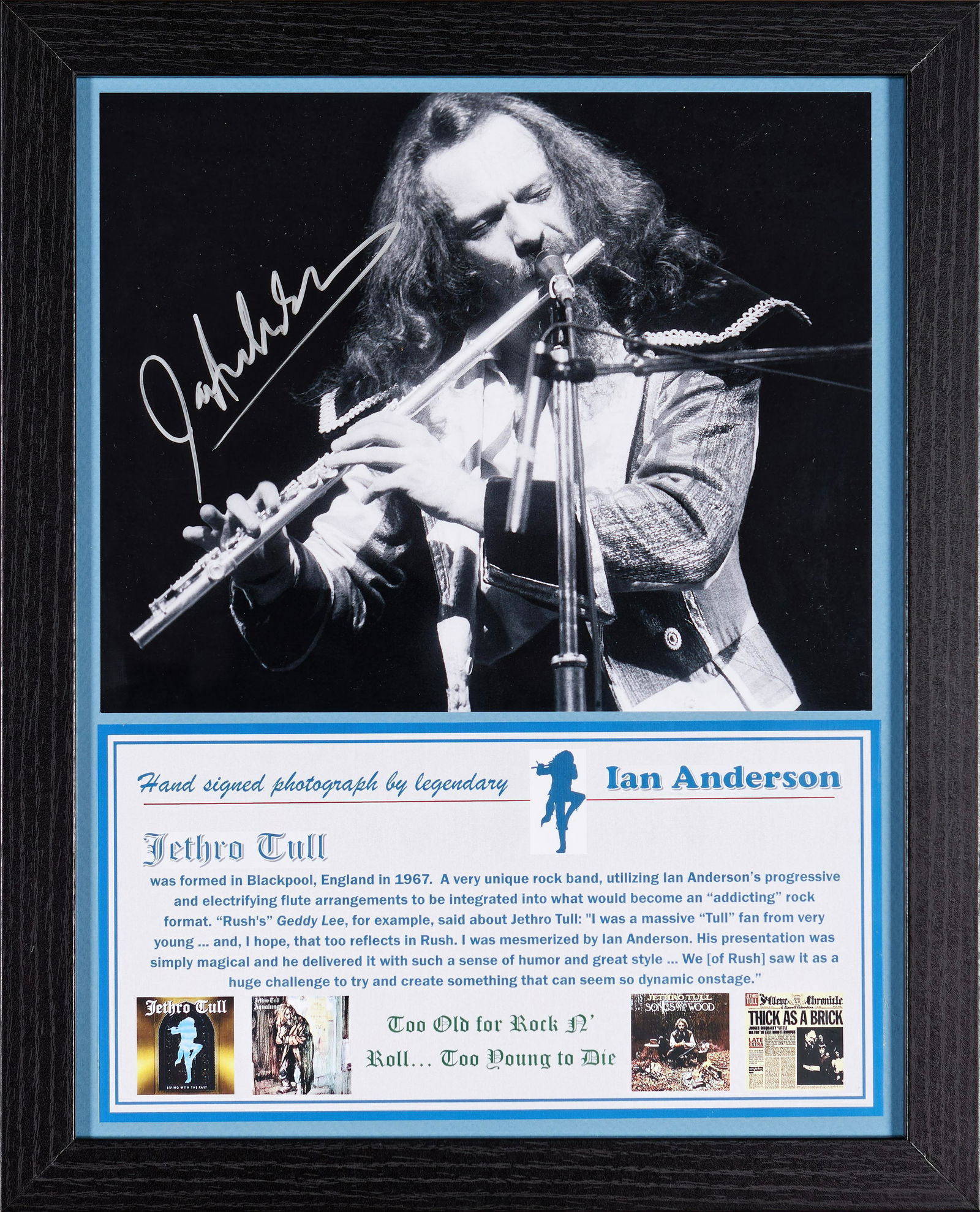 Jethro Tull Signed Photo (1 of 2)