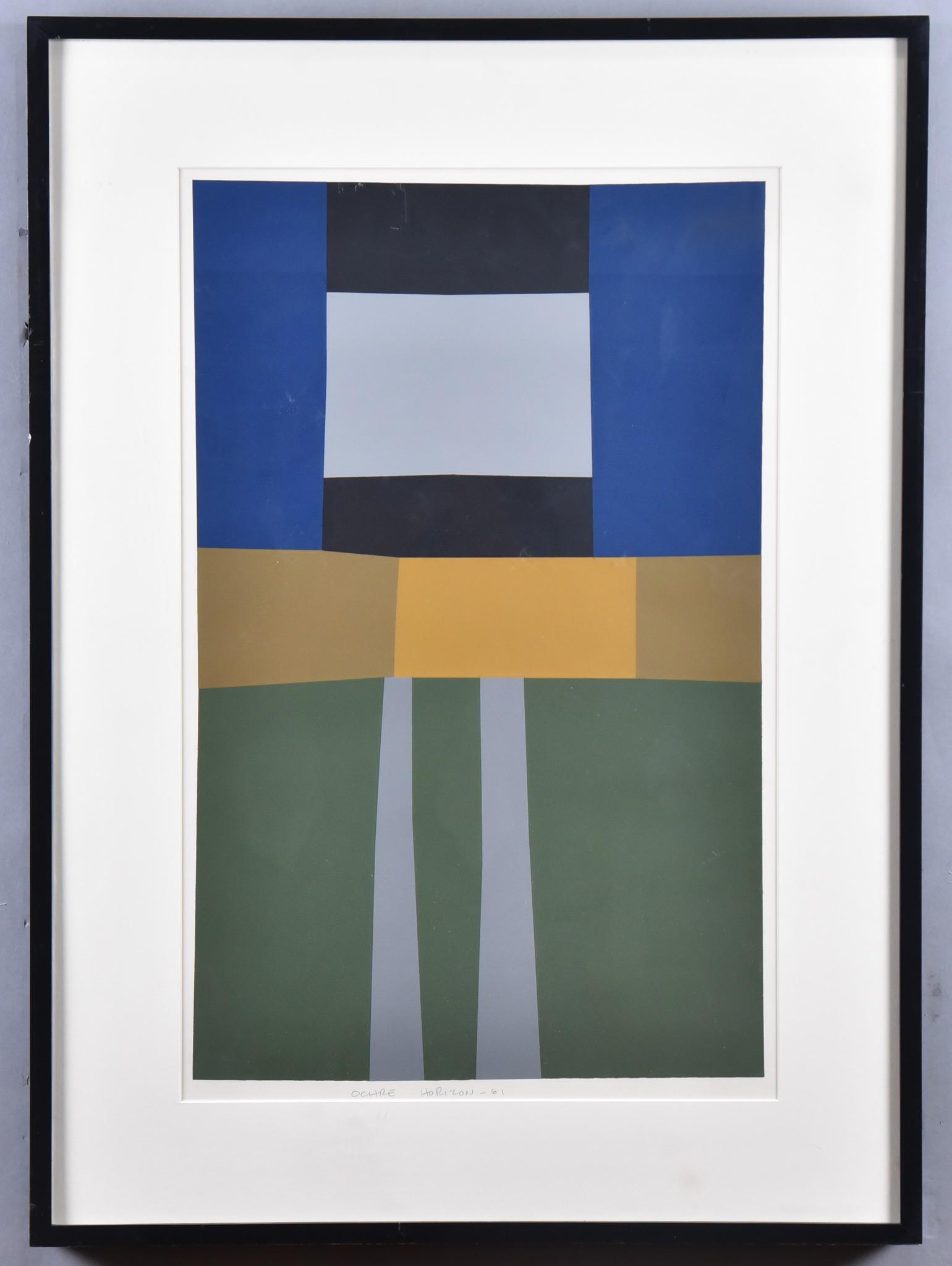 Harold Krisel, New York (1920-1995), Ochre Horizon, (1 of 2)