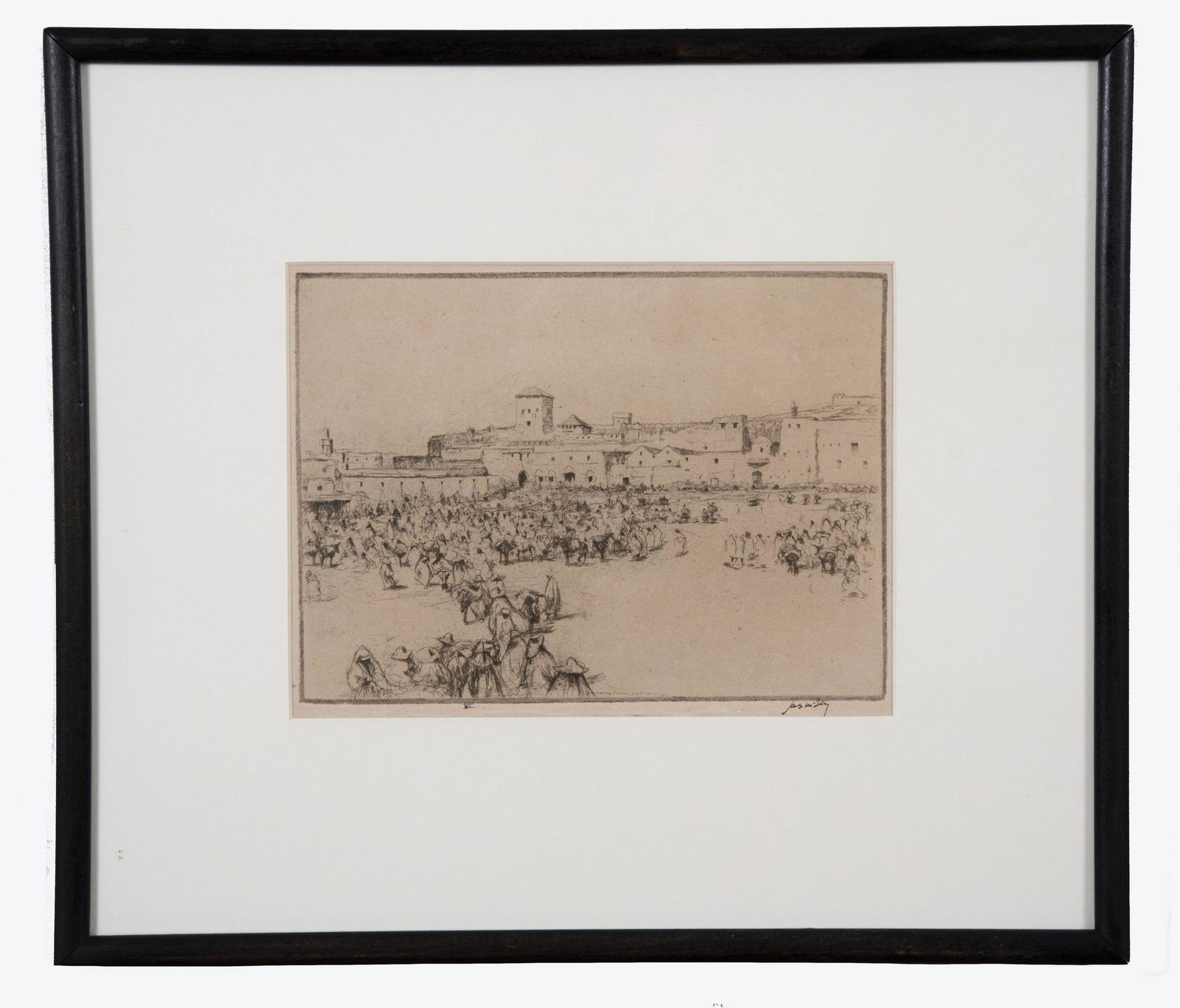 James McBey, Scottish (1883-1959), El Soko, 1912, (1 of 4)