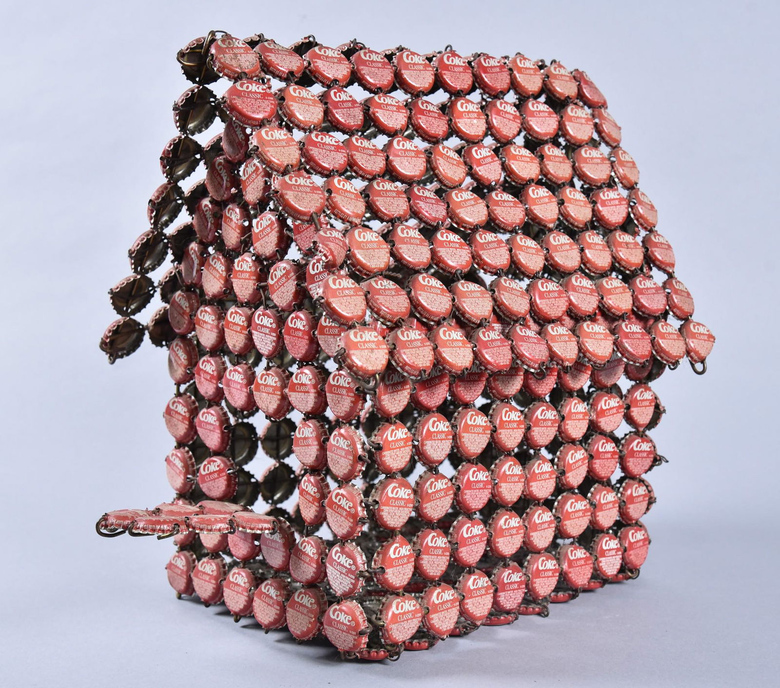 Folk Art Coca-Cola Bottlecap Birdhouse, by McArthur (1 of 3)