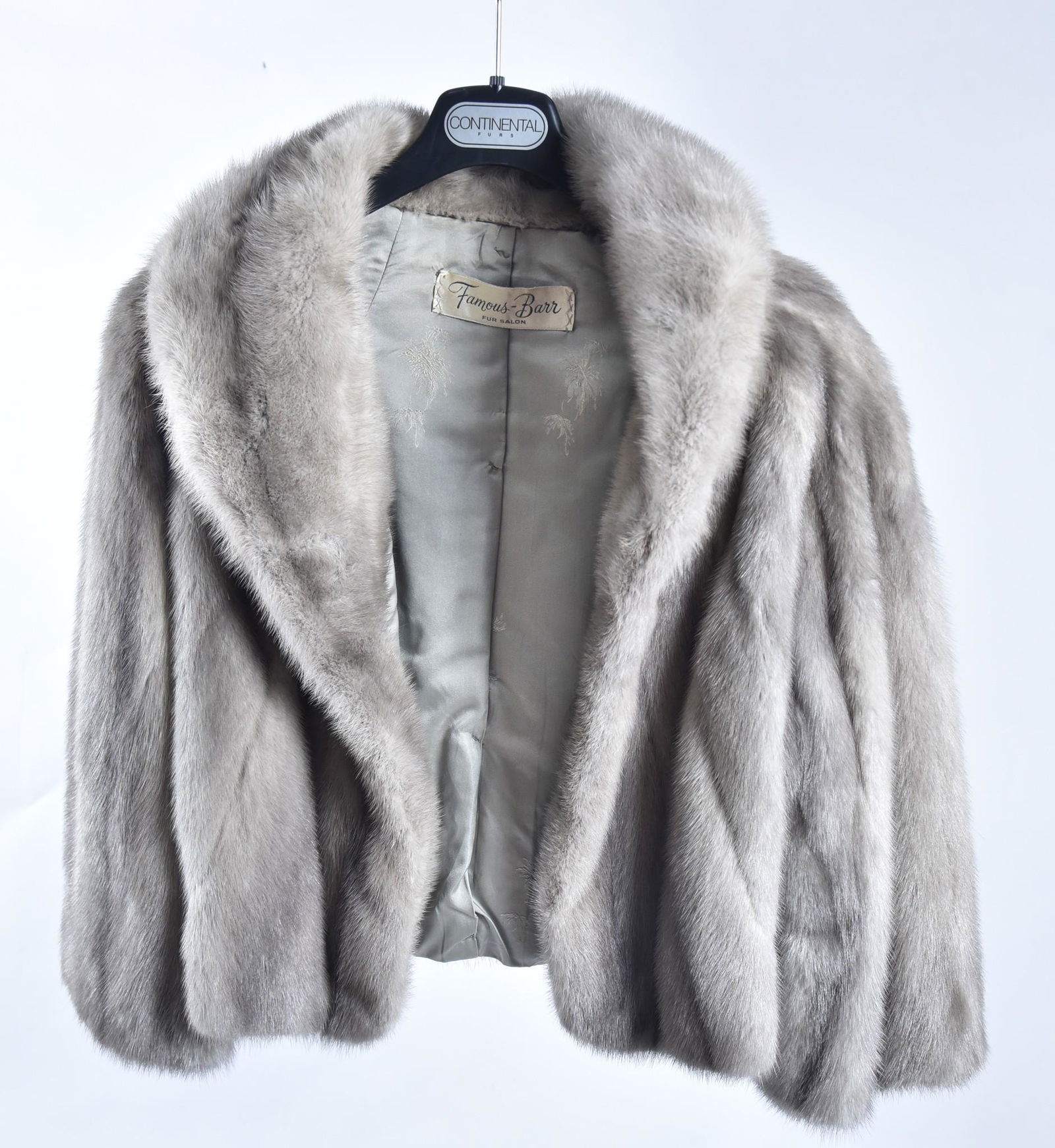 Vintage Lady's Grey Mink Jacket (1 of 1)
