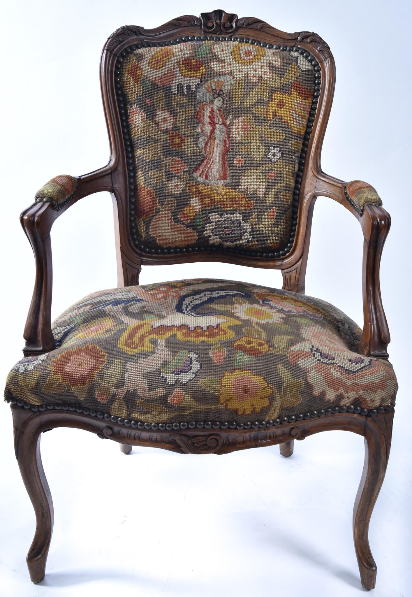 A French Louis IV Style Armchair (1 of 5)