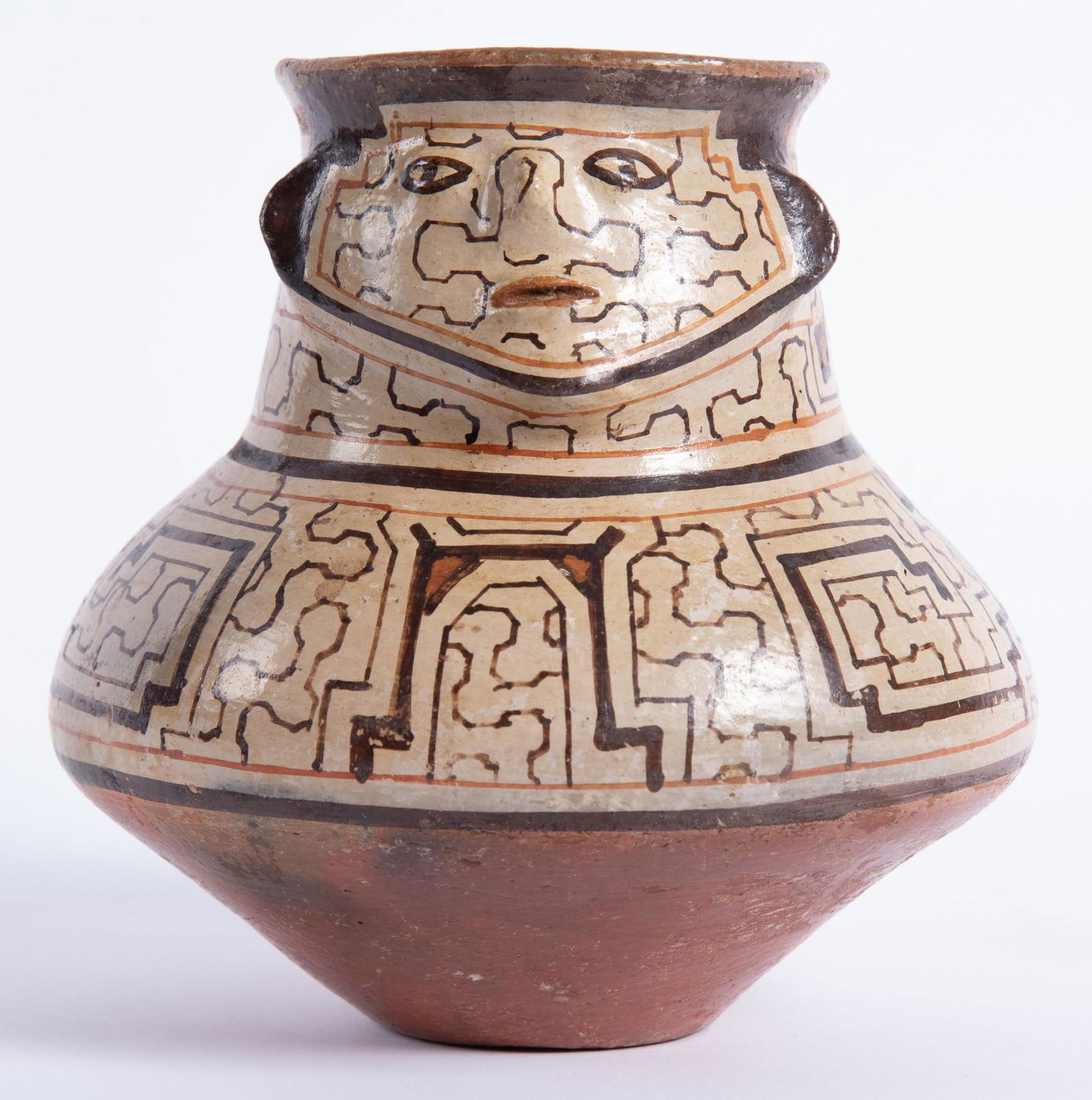Shipibo Polychrome Effigy Olla Jar (1 of 5)