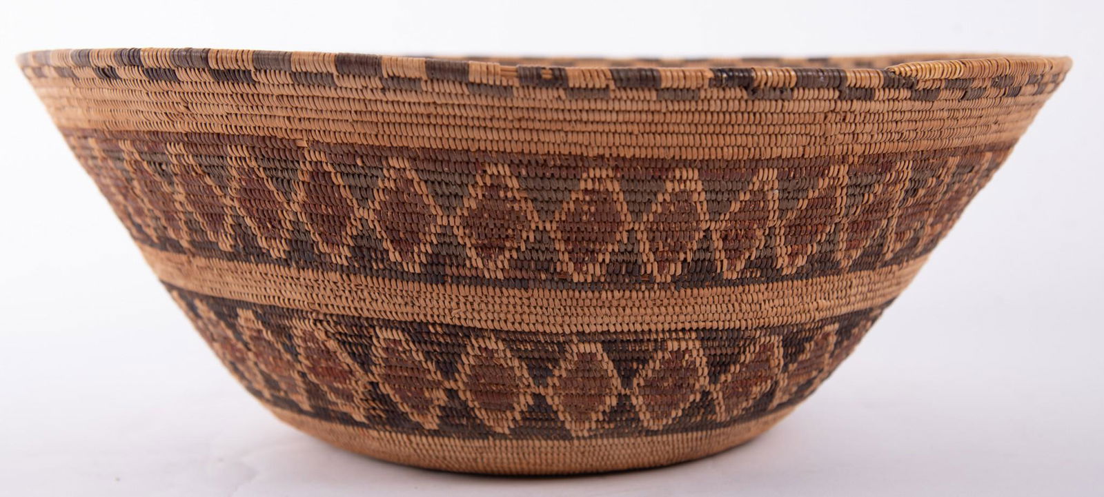 Early 20th Century Native American Coil Basket (1 of 3)