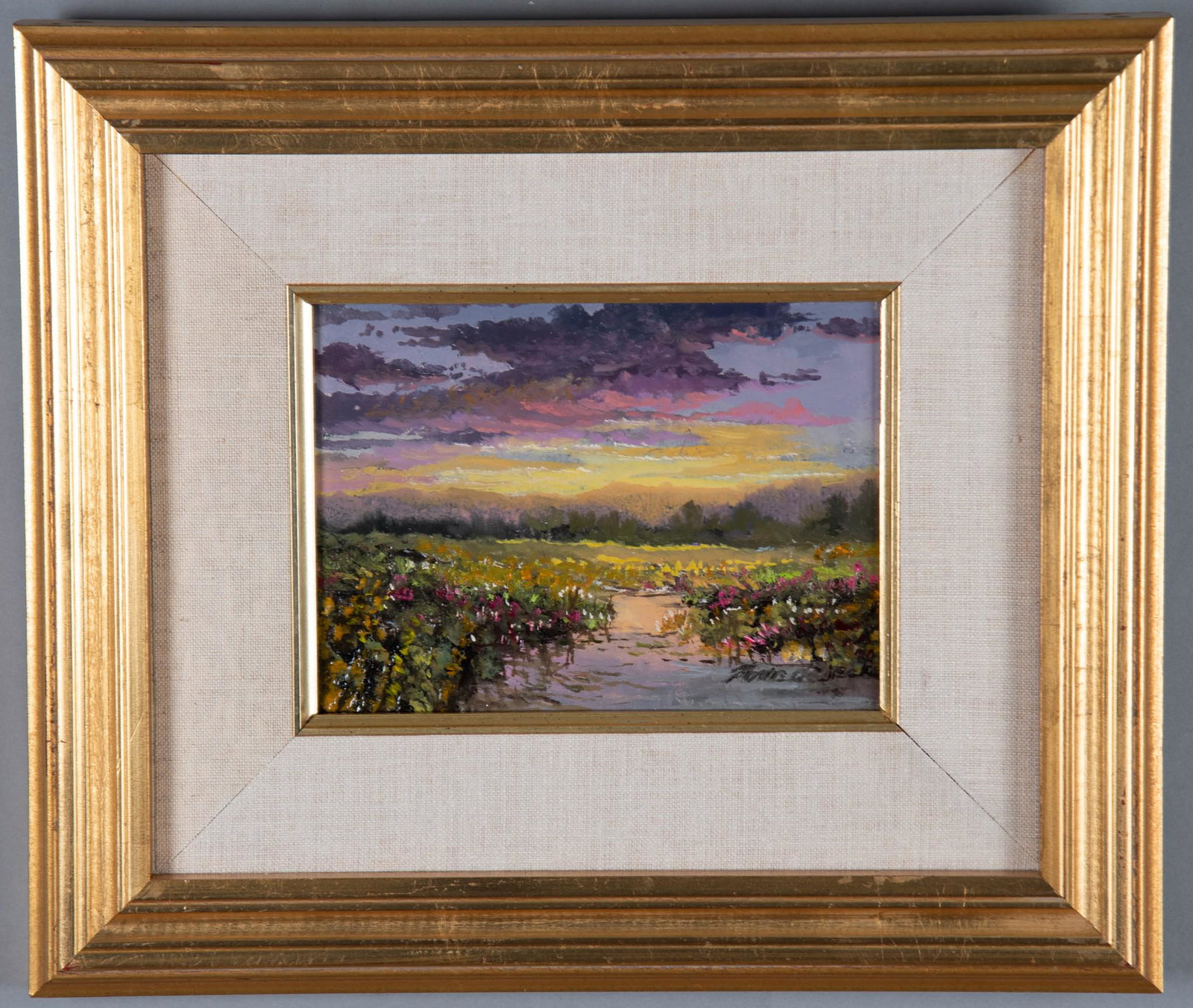 Thomas Dedecker, American 21st Century, Day's End, oil (1 of 3)