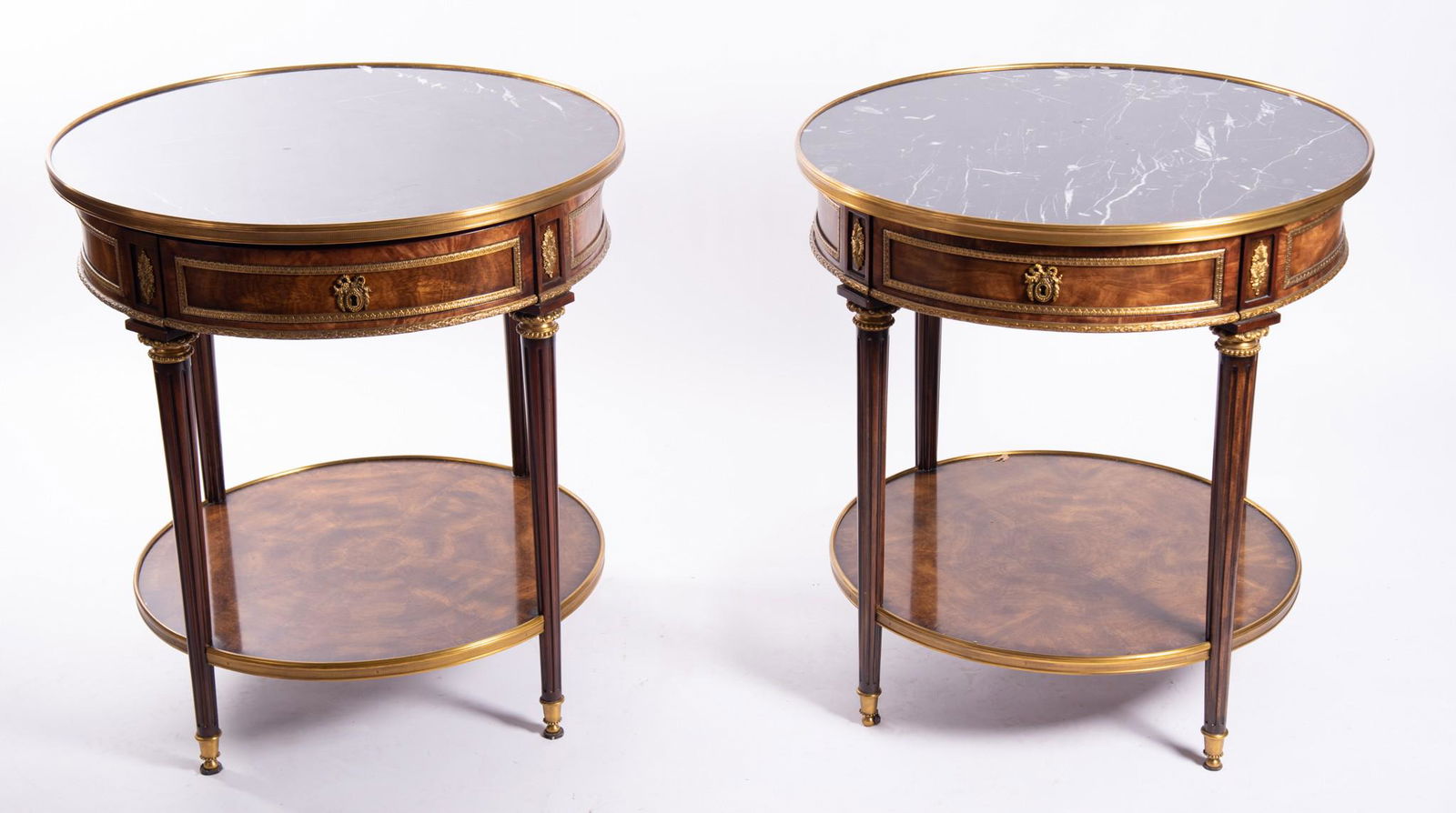 Pair of Theodore Alexander Side Tables 28 1/2 x 26 1/2 (1 of 7)