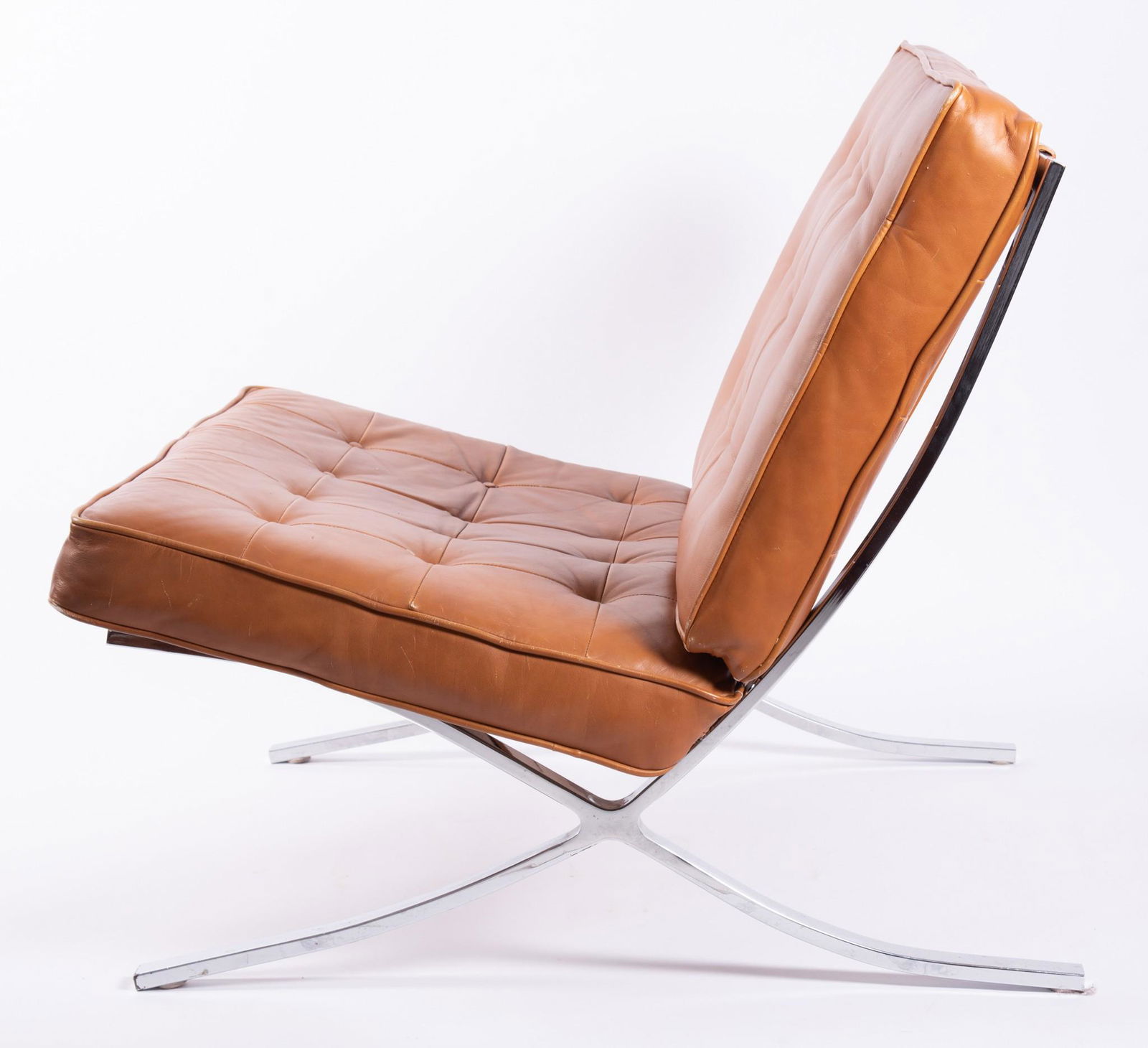 Barcelona Chair, Selig Manufacturing, circa 1970's: Barcelona Chair, Selig Manufacturing, circa 1970's