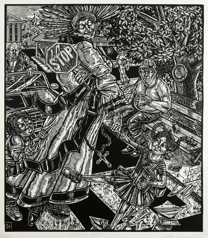 Tom Huck, American (b. 1971), The Crossing Guard, (1 of 7)