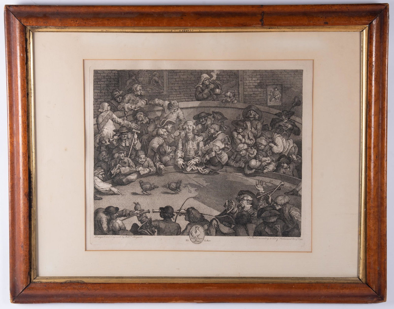 William Hogarth, English (1698-1794), The Cockpit (Pit (1 of 5)