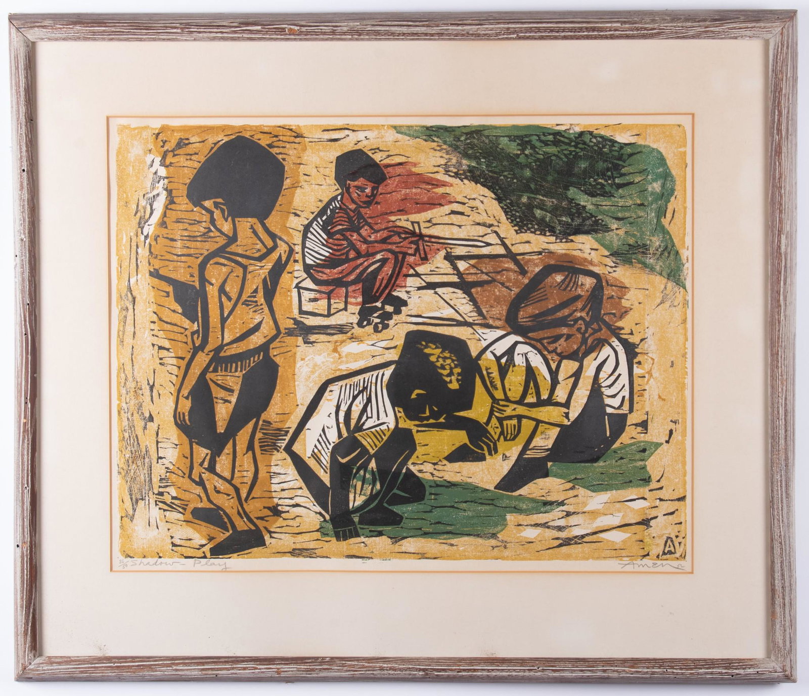 Irving Amen, American (1918-2011), Shadow Play, 1952, (1 of 5)