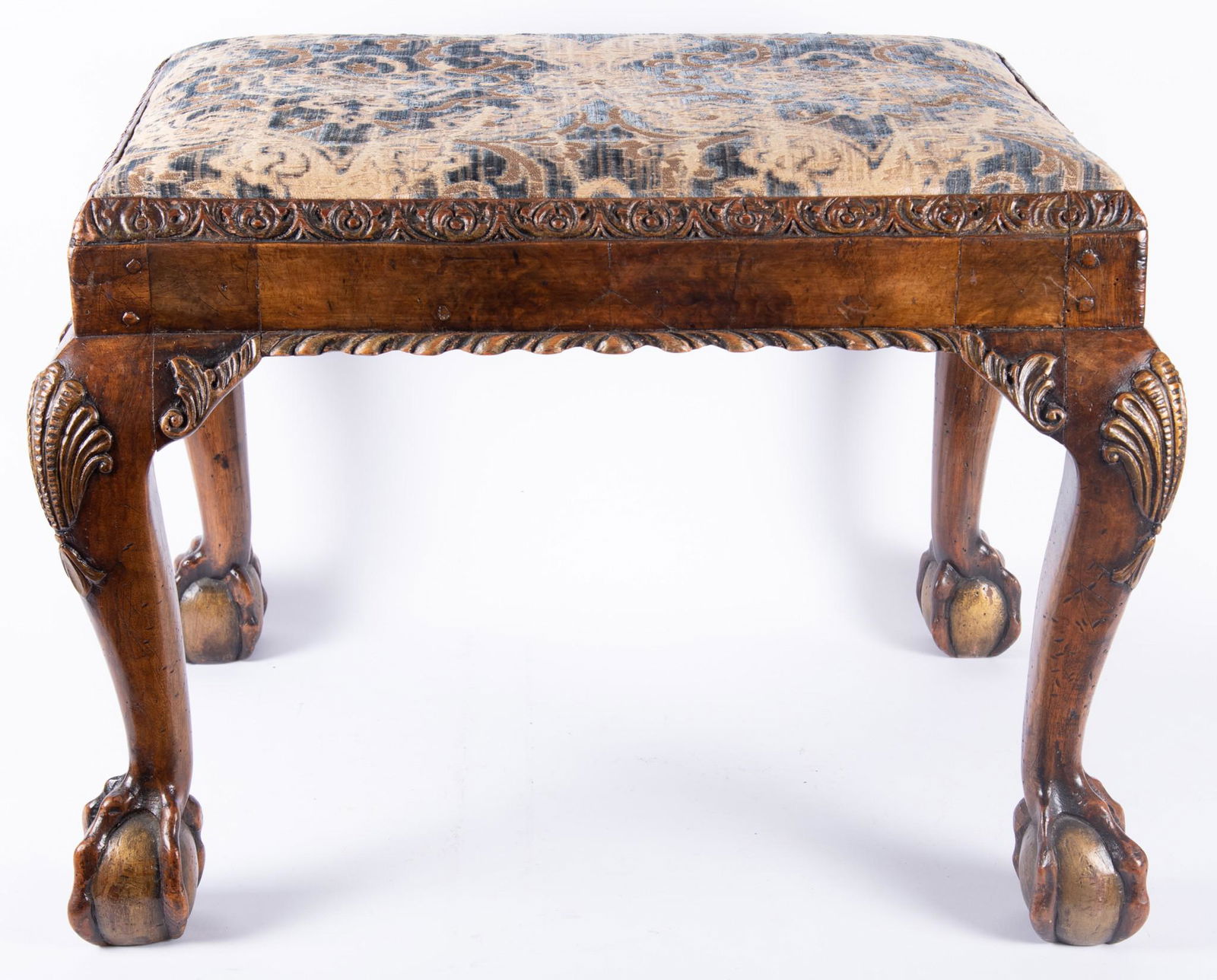 Late 18th Early 19th Century Style English Chippendale Stool (1 of 7)