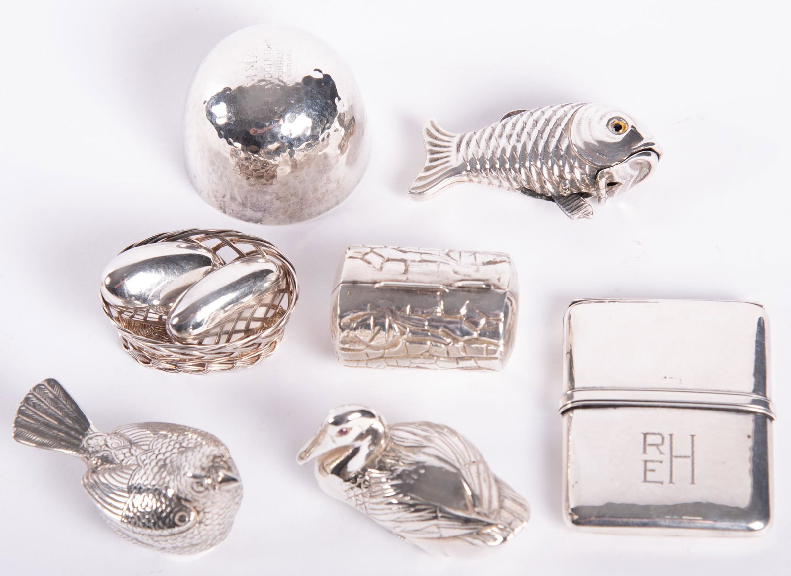 Group of Silver Table Ornaments, Buccellati and Tiffany (1 of 5)