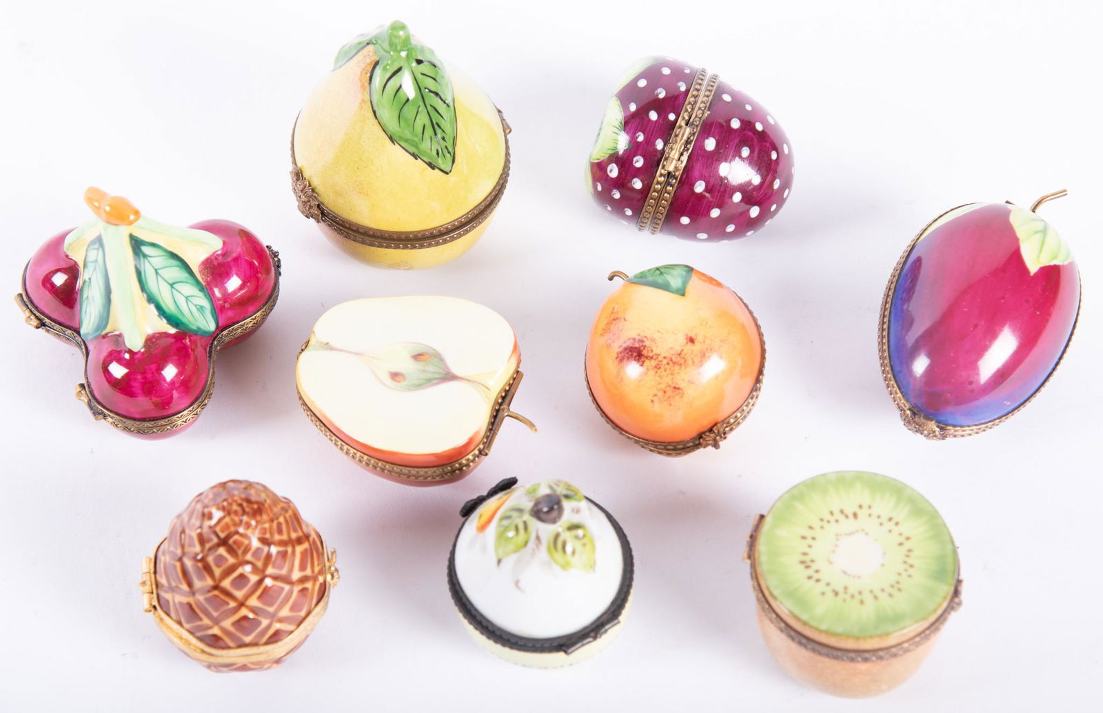 A Collection of Limoges Fruit Boxes (1 of 5)