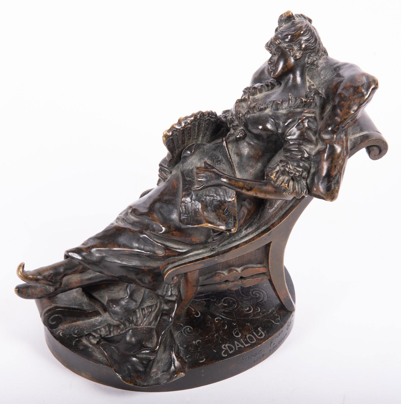 Aime-Jules Dalou, France / England (1838-1902), Reclining Woman, bronze (1 of 5)