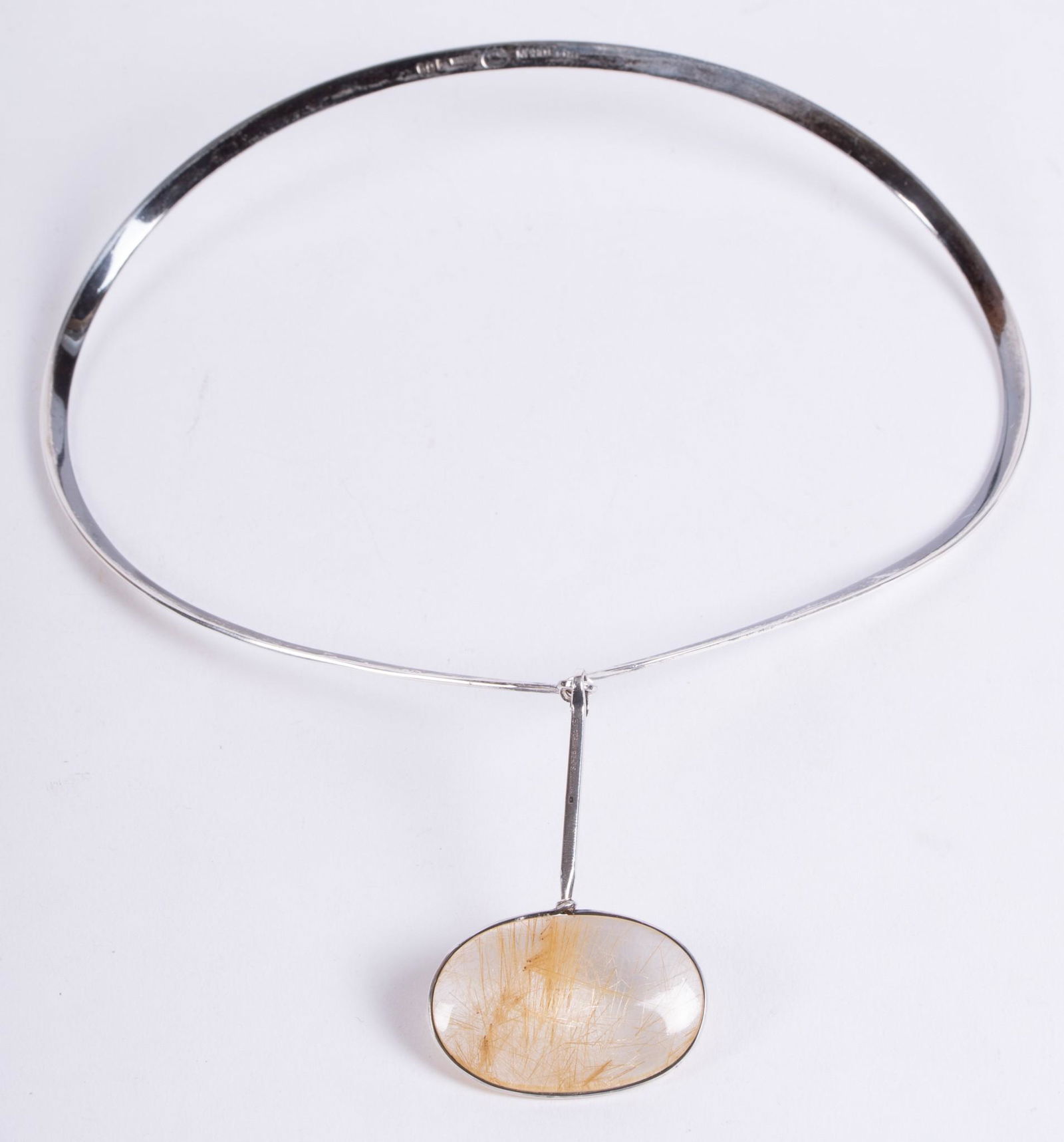 Georg Jensen Vivianna Torun Quartz Neck Ring (1 of 3)