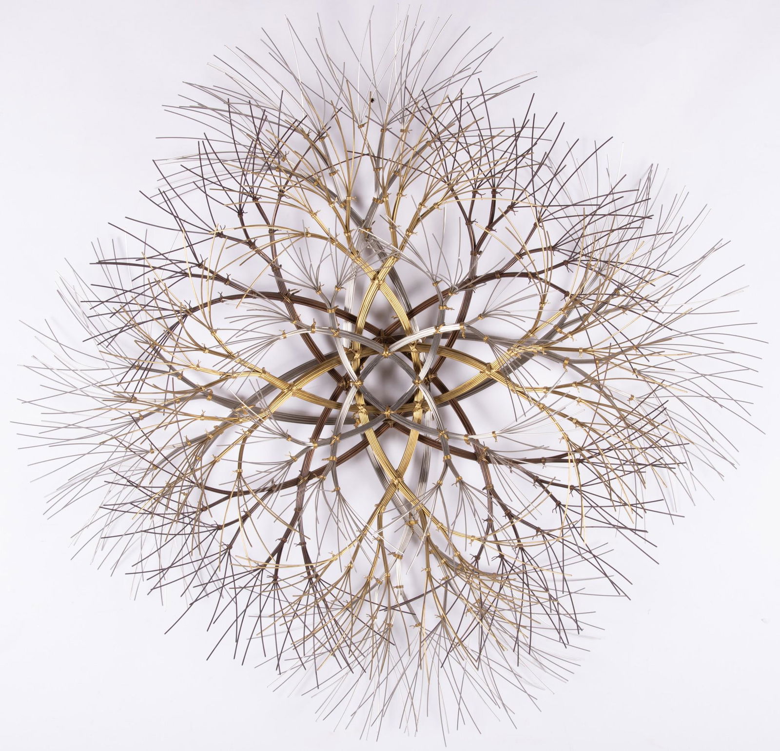 Kue King, Philippines / United States (b. 1981), Untitled, mixed metal organic wall sculpture (1 of 5)