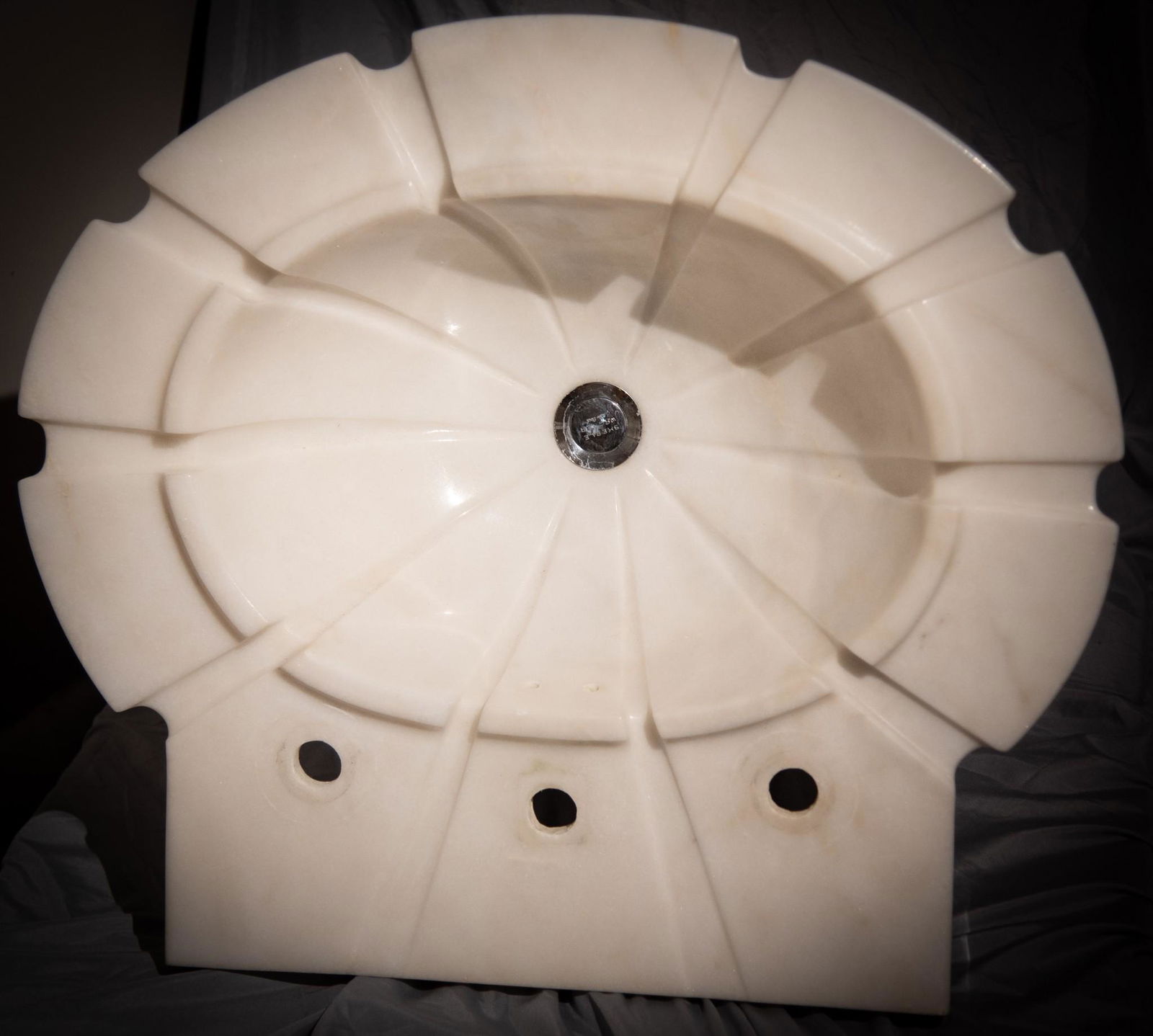 Vintage Sherle Wagner White Marble Sink and Faucet (1 of 3)