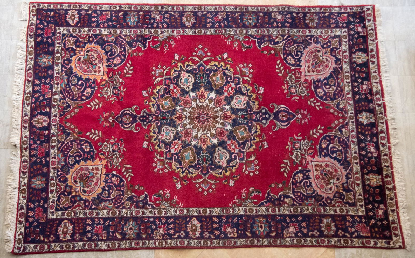 Persian Handwoven Room Rug (1 of 2)