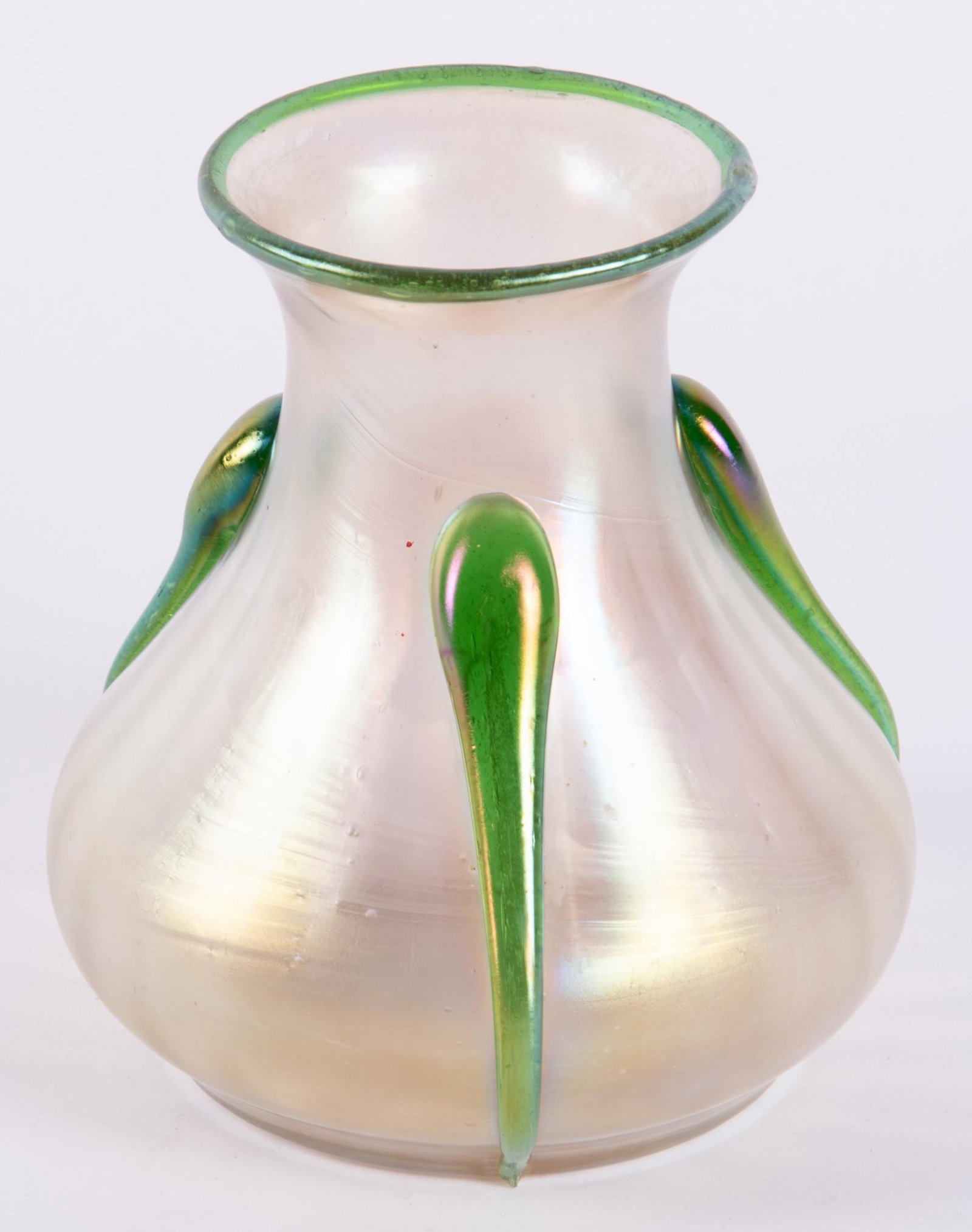 Loetz Style Art Glass Vase (1 of 3)