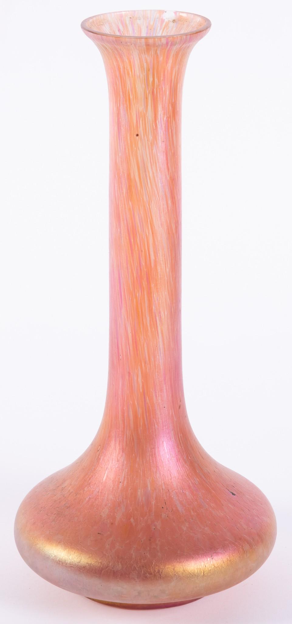 A Tall Art Nouveau Loetz Style Vase (1 of 3)