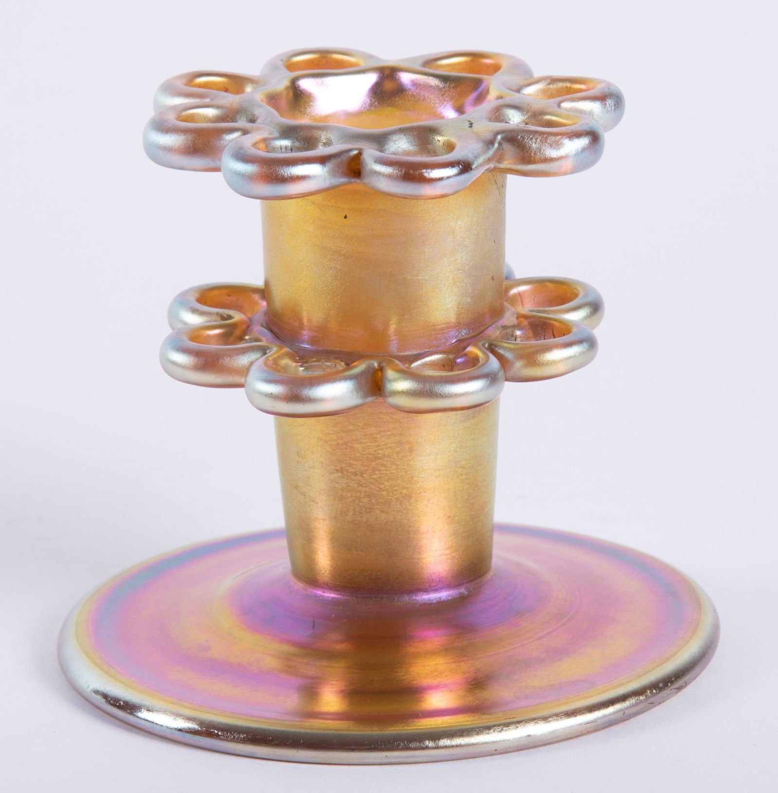 L. C. Tiffany Favrile Glass Flower Frog (1 of 3)