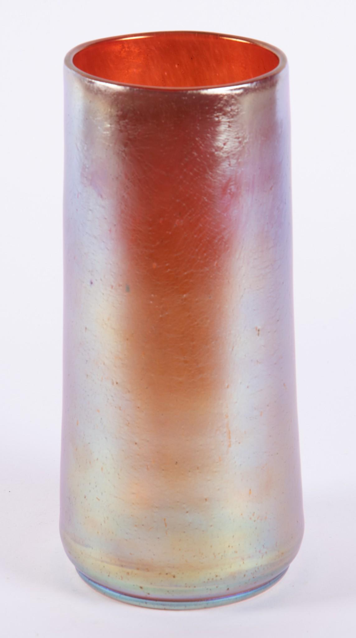 An Unusual Form Steuben Aurene Vase (1 of 4)