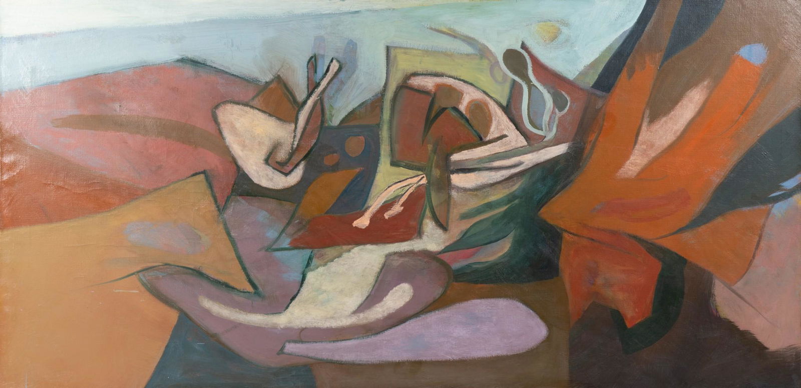 John Wehmer, Missouri (1927 - 2019), Prairie Landscape I, oil on canvas (1 of 7)