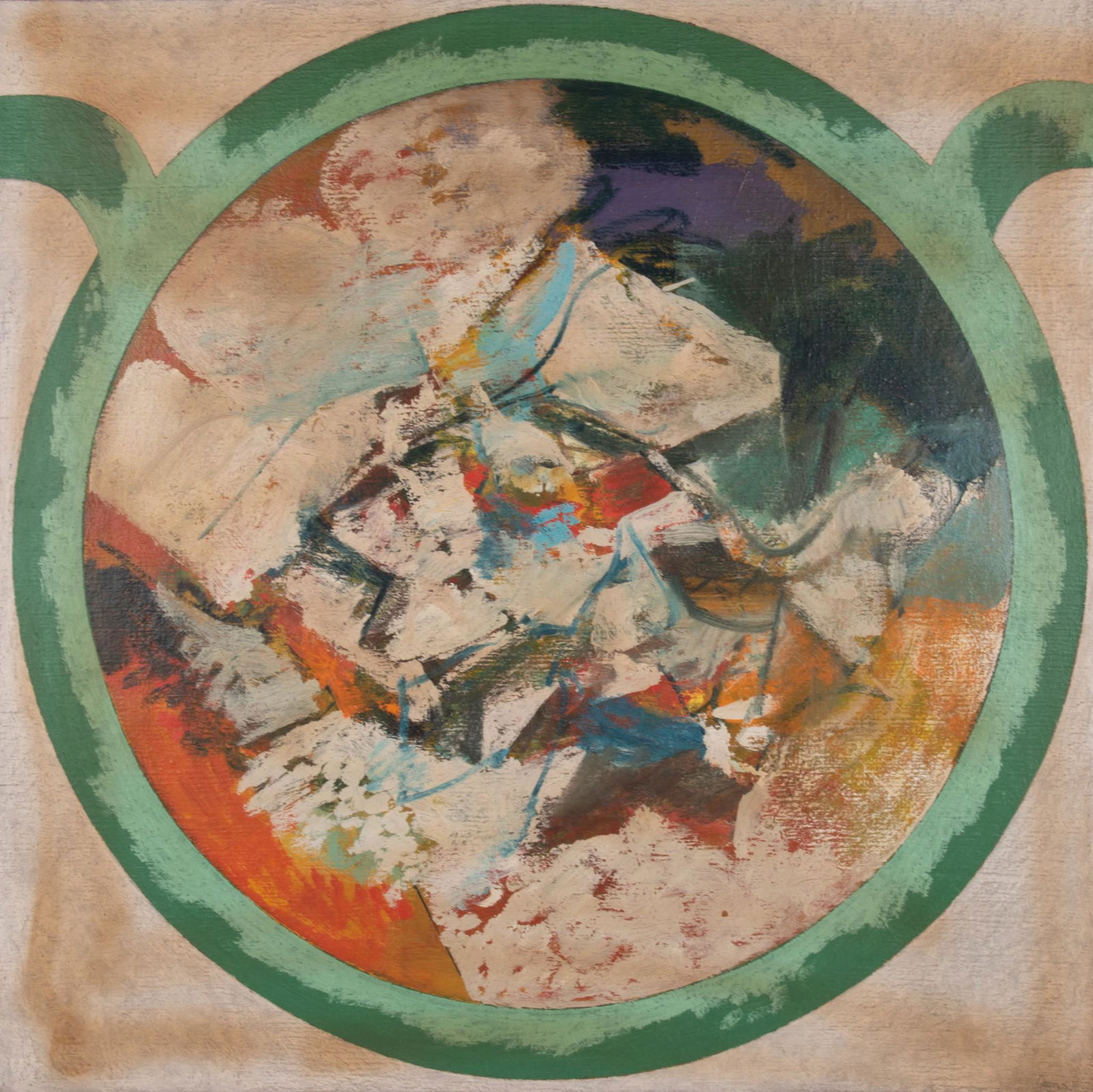 William Quinn, Missouri / Belgium (b. 1929), Untitled, 1968, oil on canvas (1 of 6)